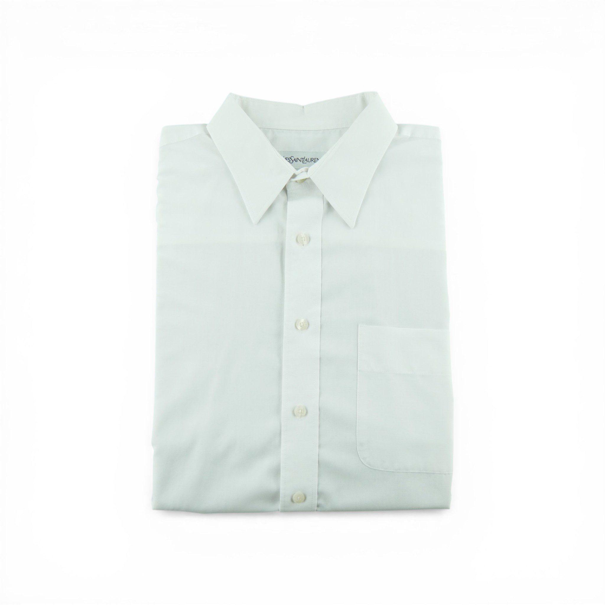 Chemise classiques Homme uni Blanc 1