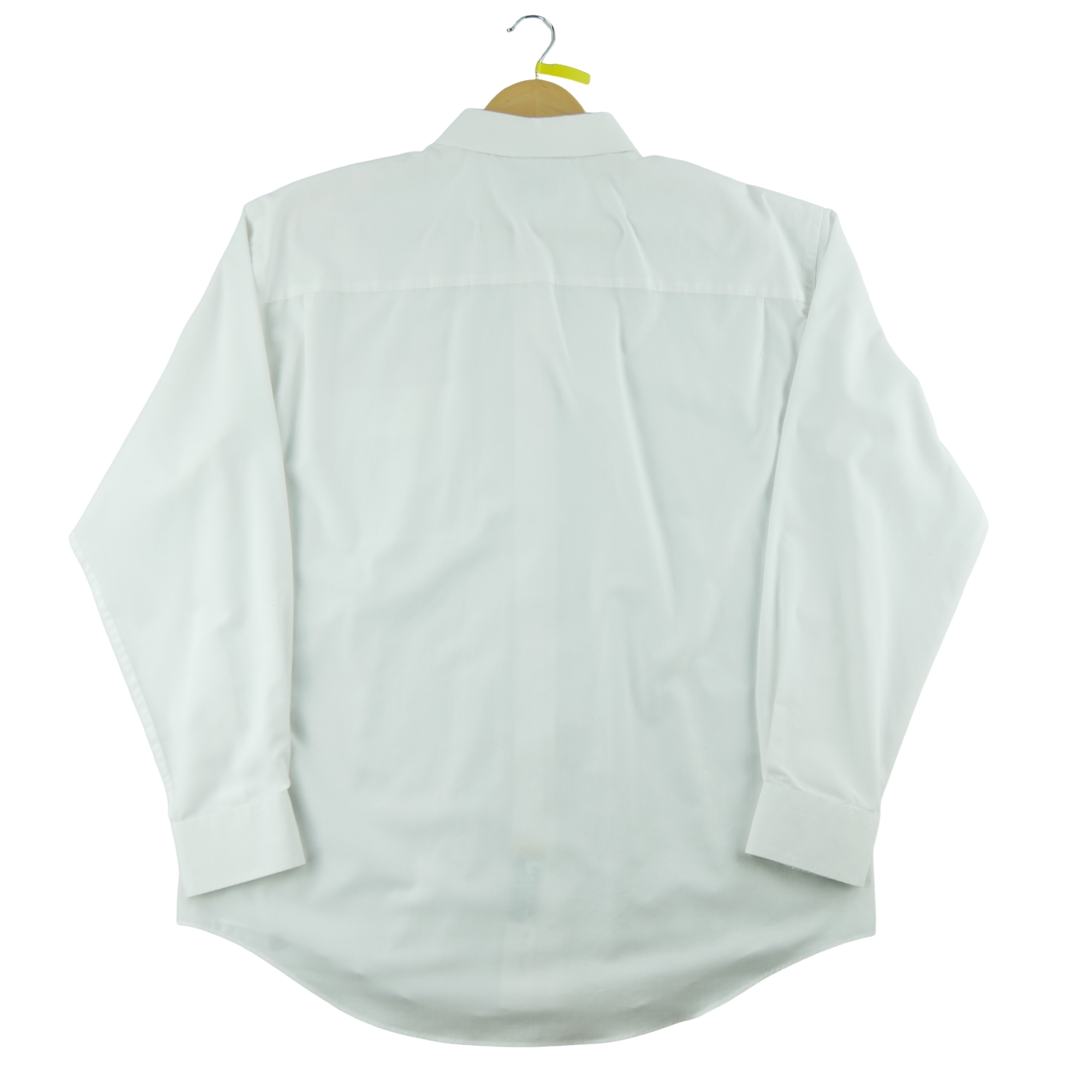 Chemise classiques Homme uni Blanc 3