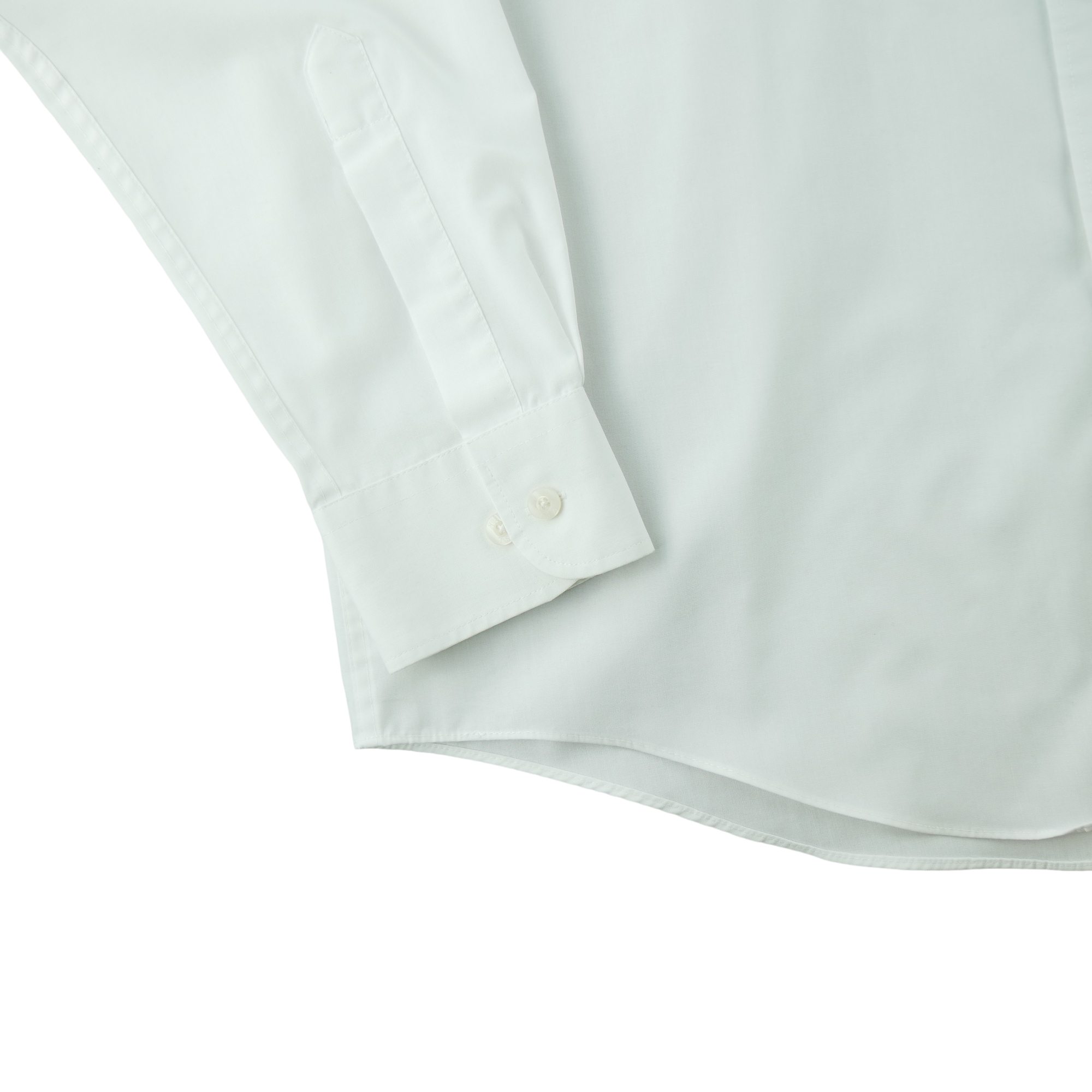 Chemise classiques Homme uni Blanc 5