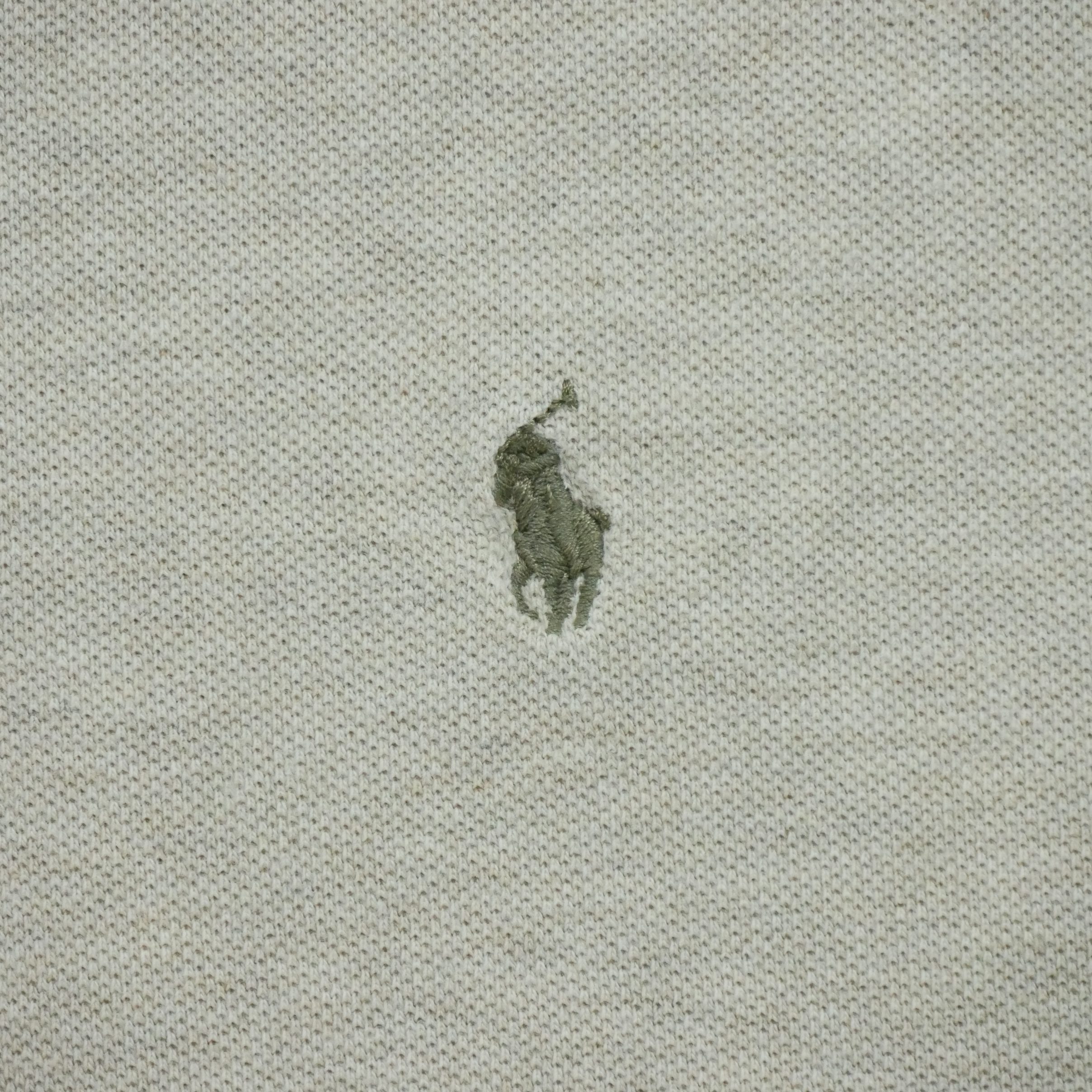 Polo manches courtes Homme  Beige 5