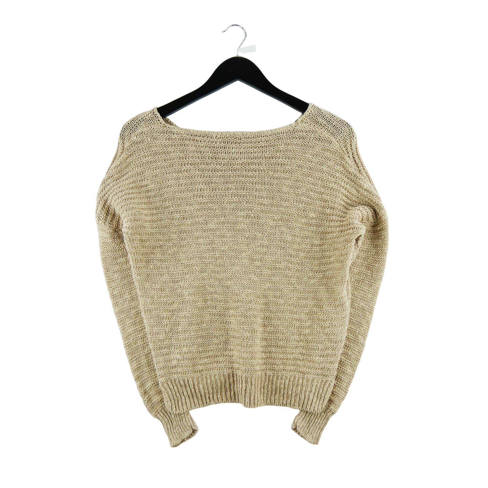 Pull Femme  en lin Beige 2