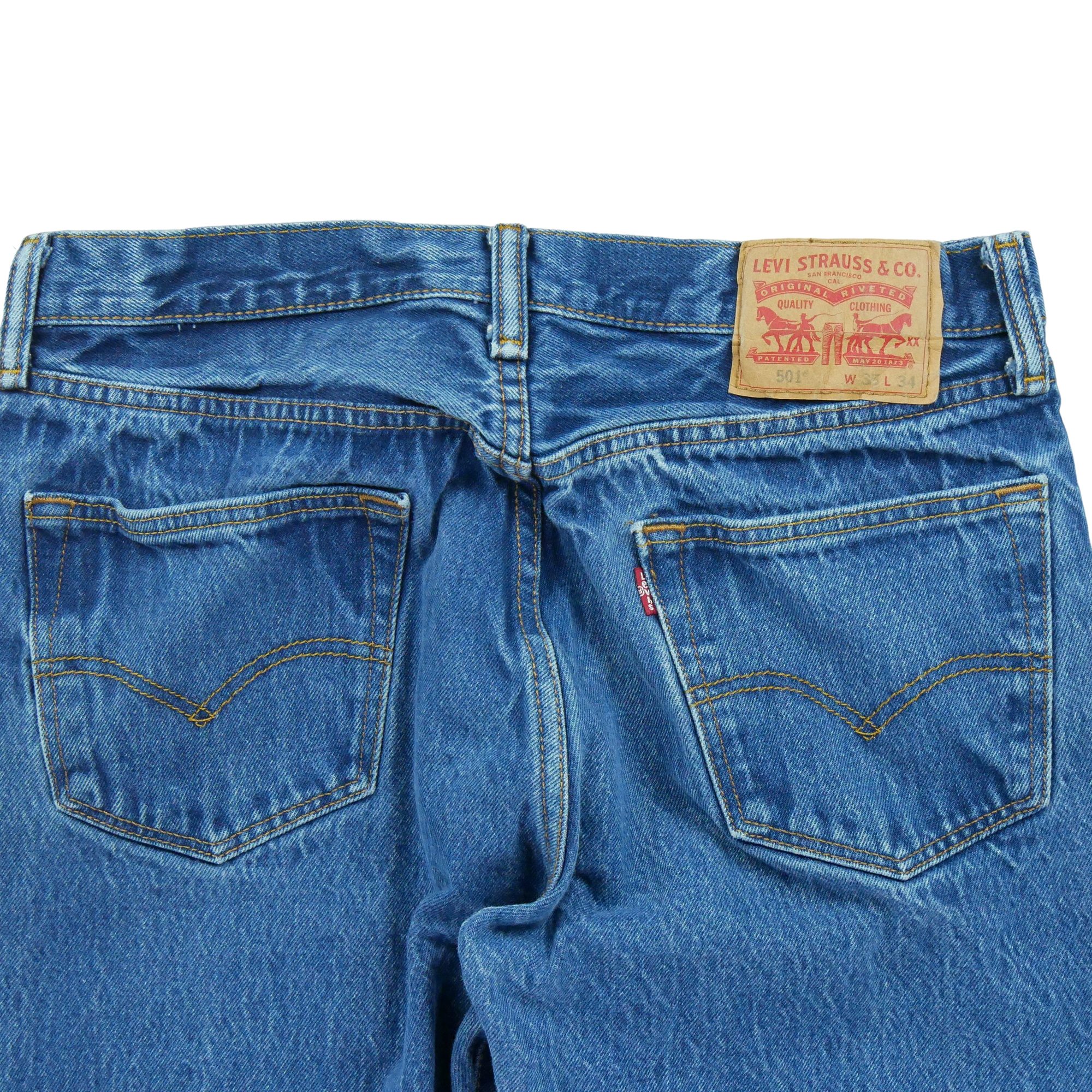 Jean Homme Levis 501 Bleu 3