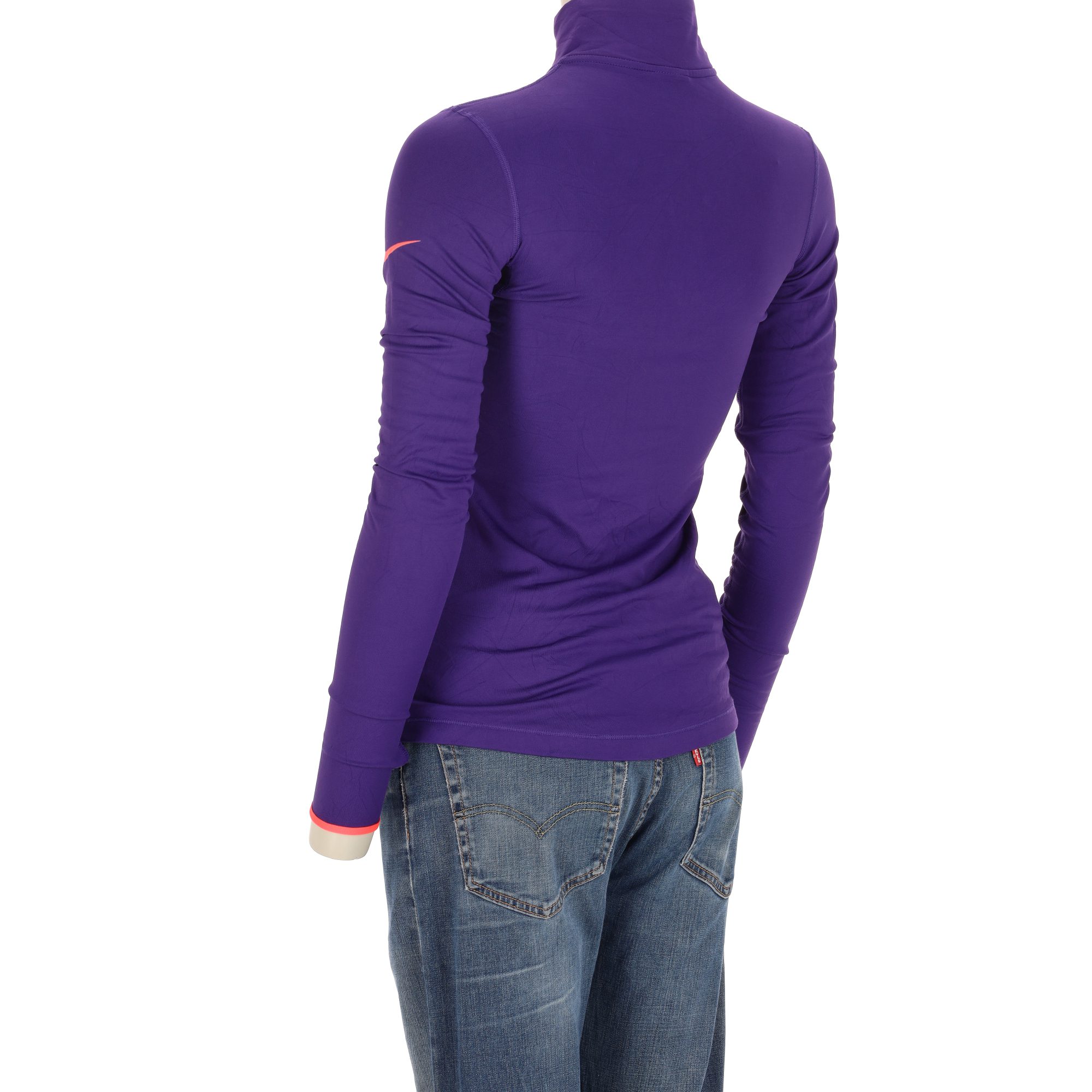 Sweat Femme  Dri-Fit Nike PRO Violet 2