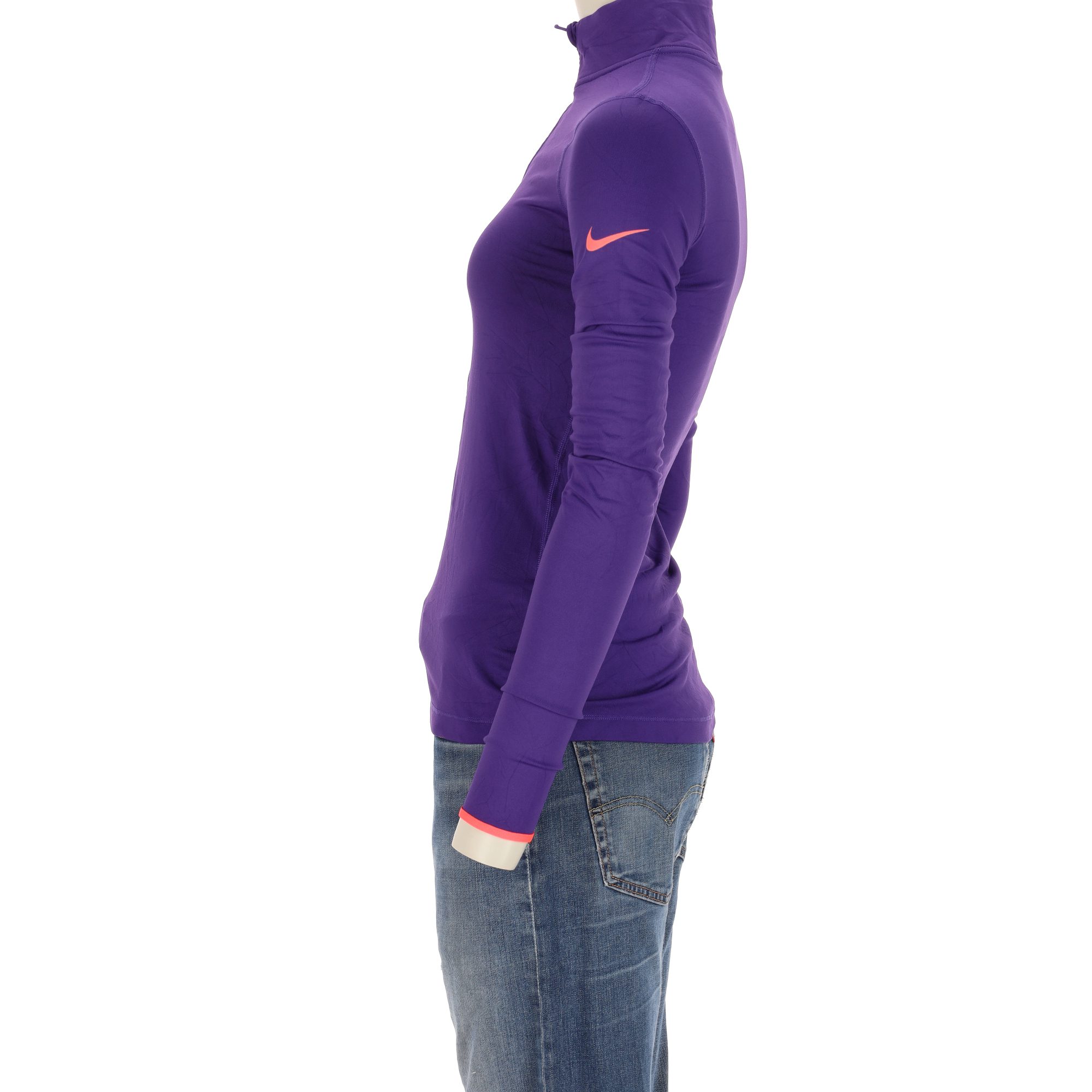 Sweat Femme  Dri-Fit Nike PRO Violet 3
