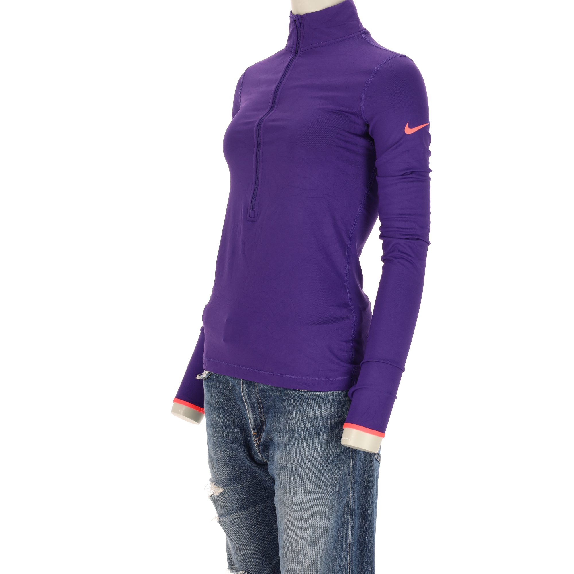 Sweat Femme  Dri-Fit Nike PRO Violet 4