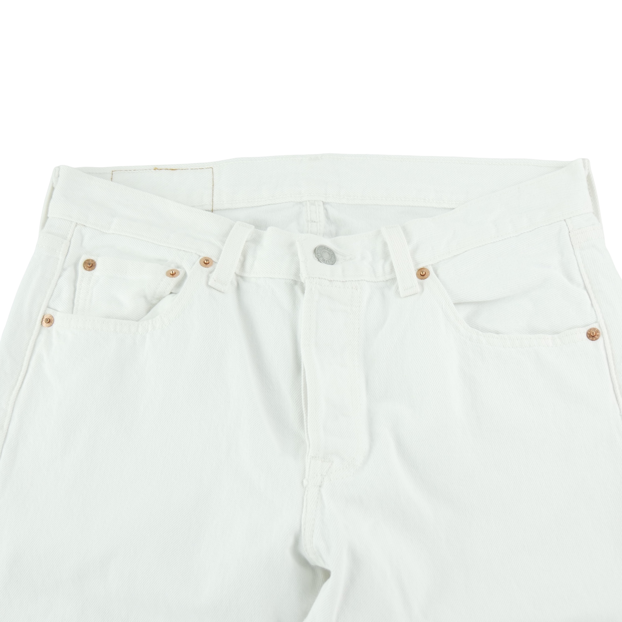 Jean Homme Levis 501 Blanc 3