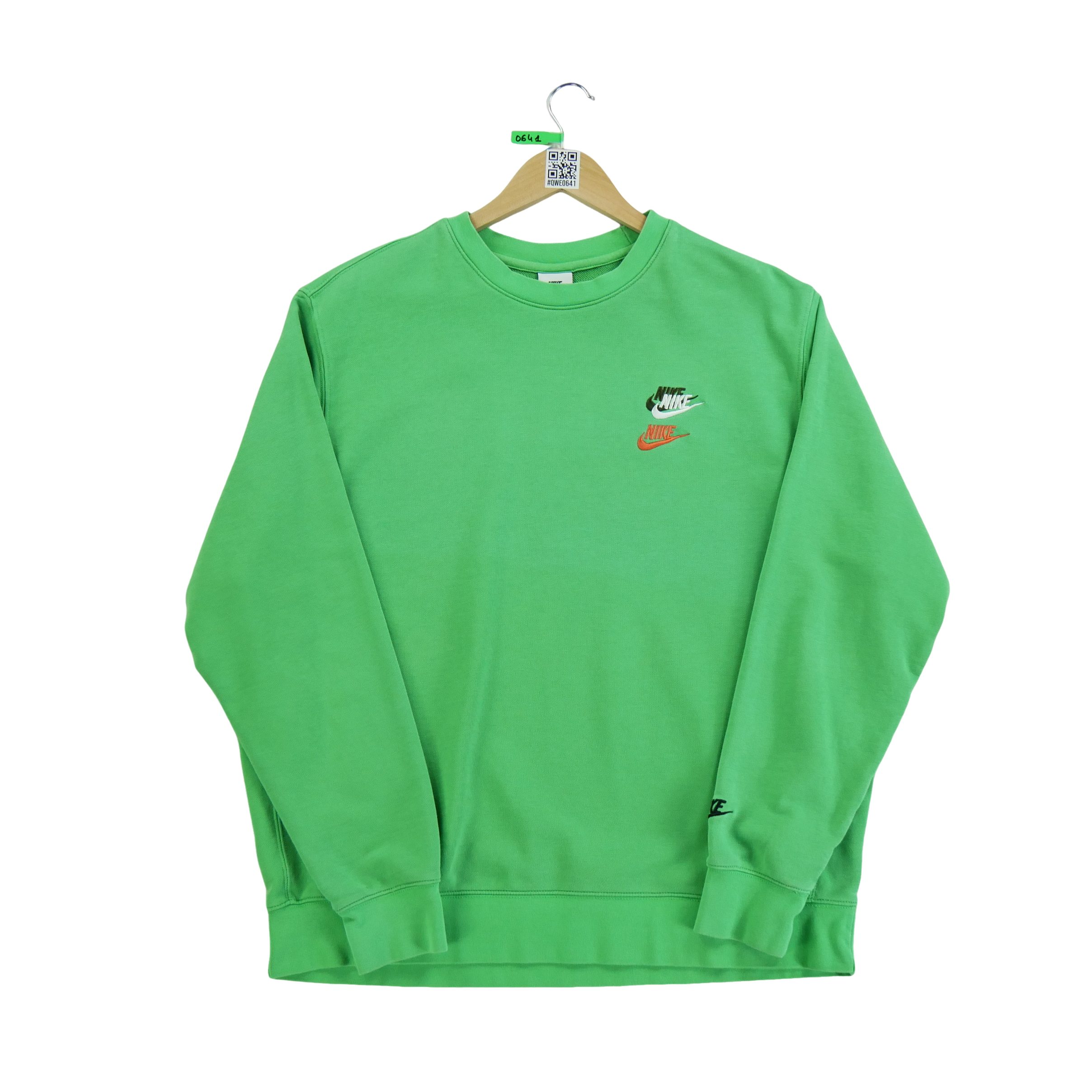 Sweat Homme  Logo brodé Vert 1