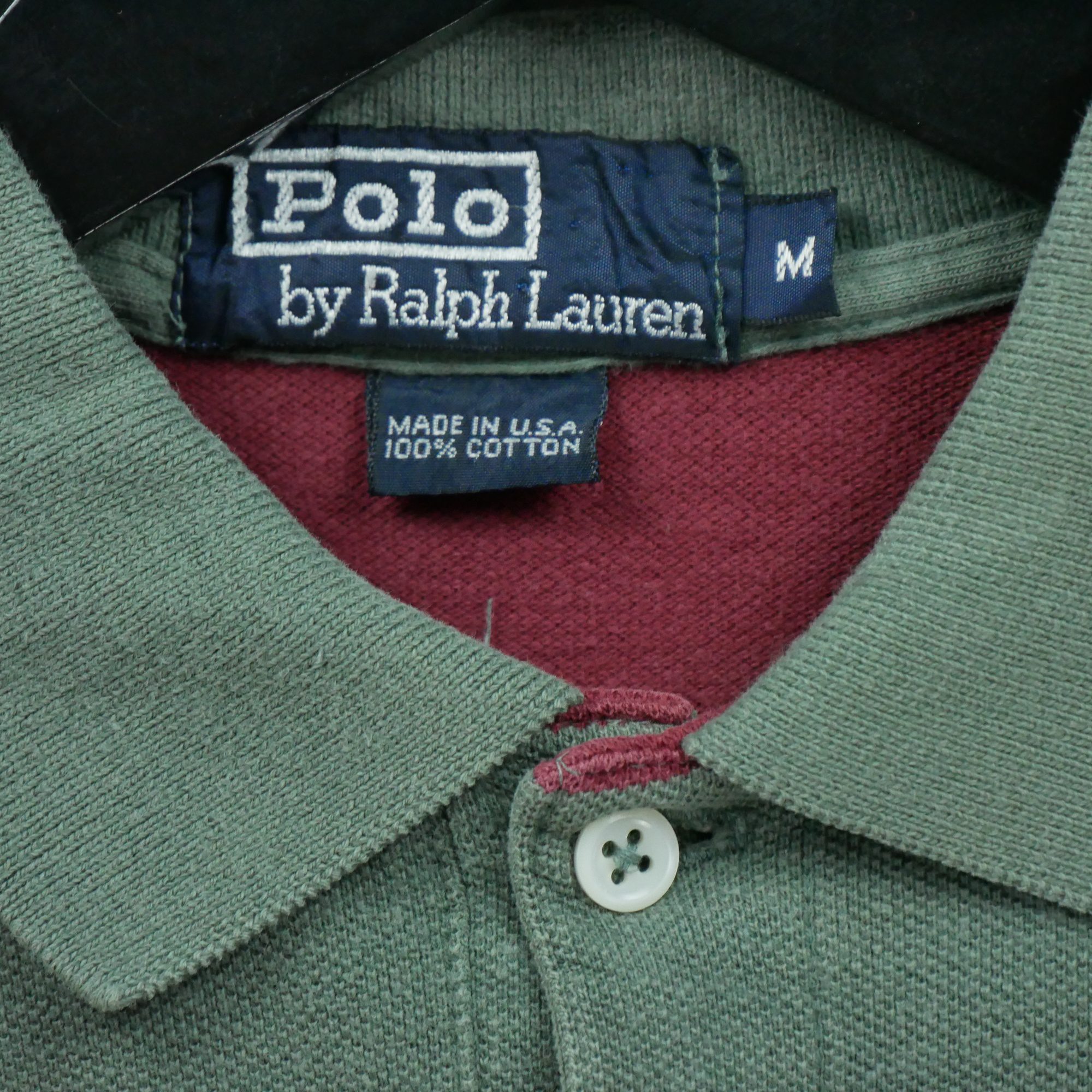 Polo manches longues Homme  Vert 7
