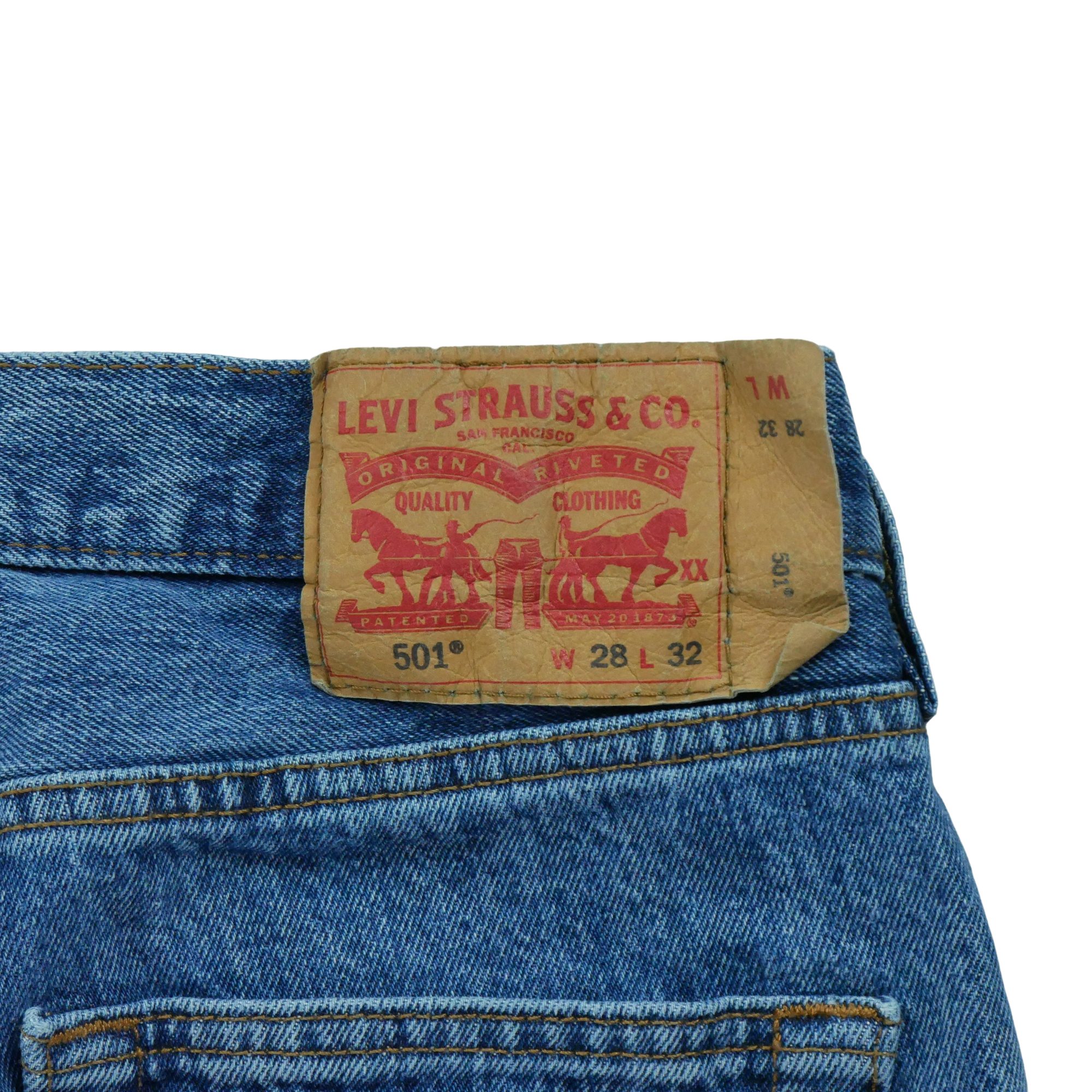Jean Homme Levis 501 Bleu clair 6