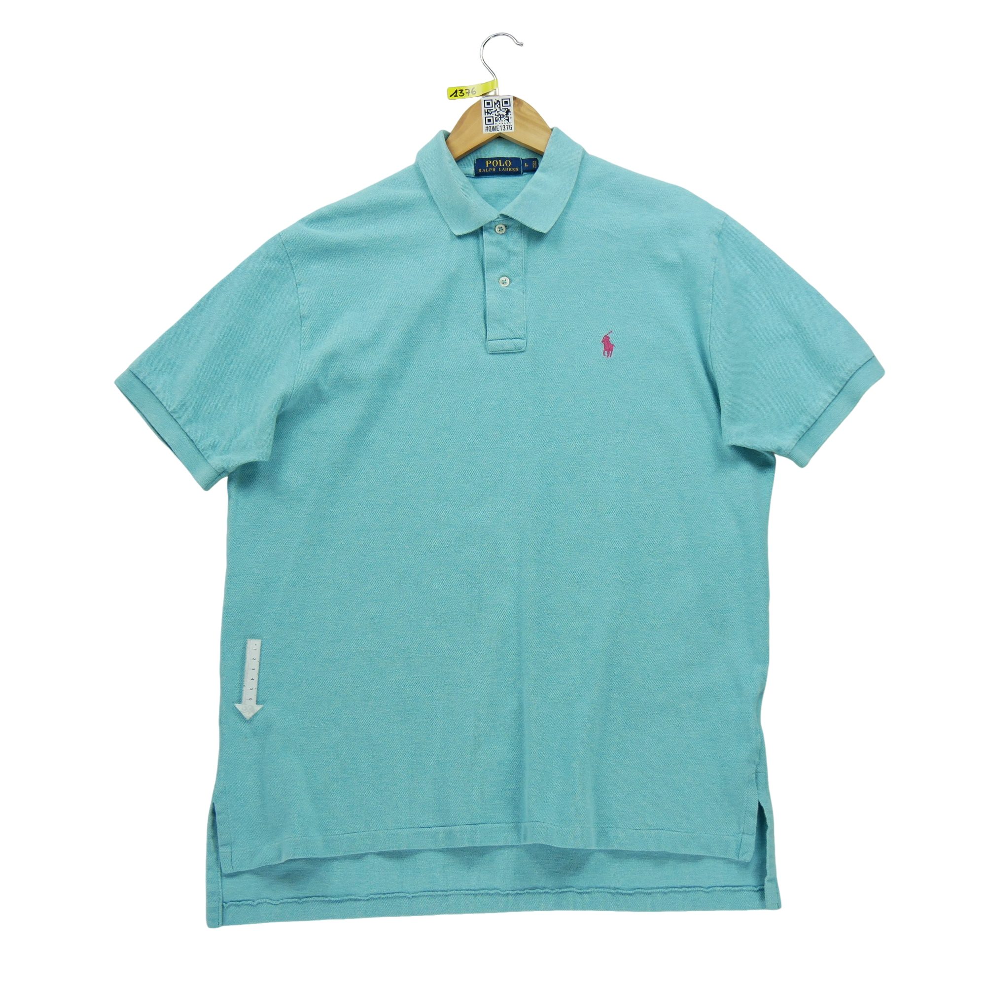 Polo manches courtes Homme  Turquoise 5