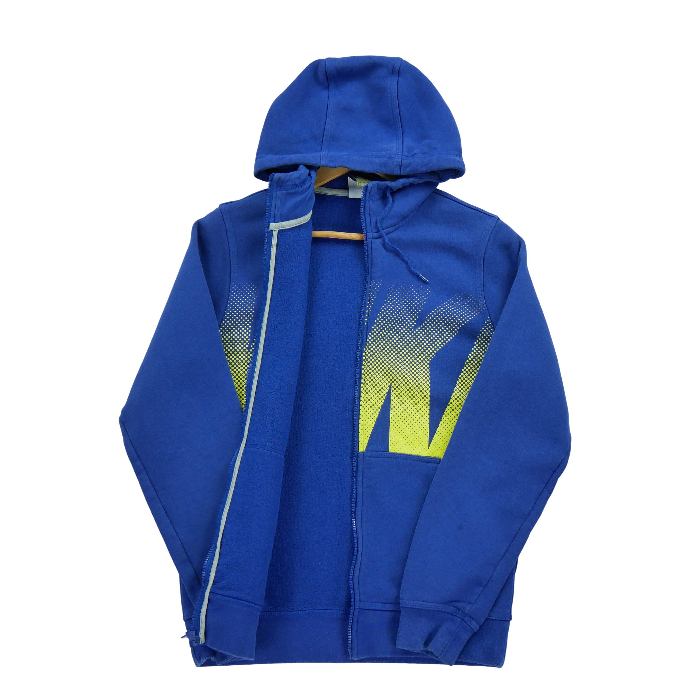 Sweat à capuche Homme  Full zip Bleu 3