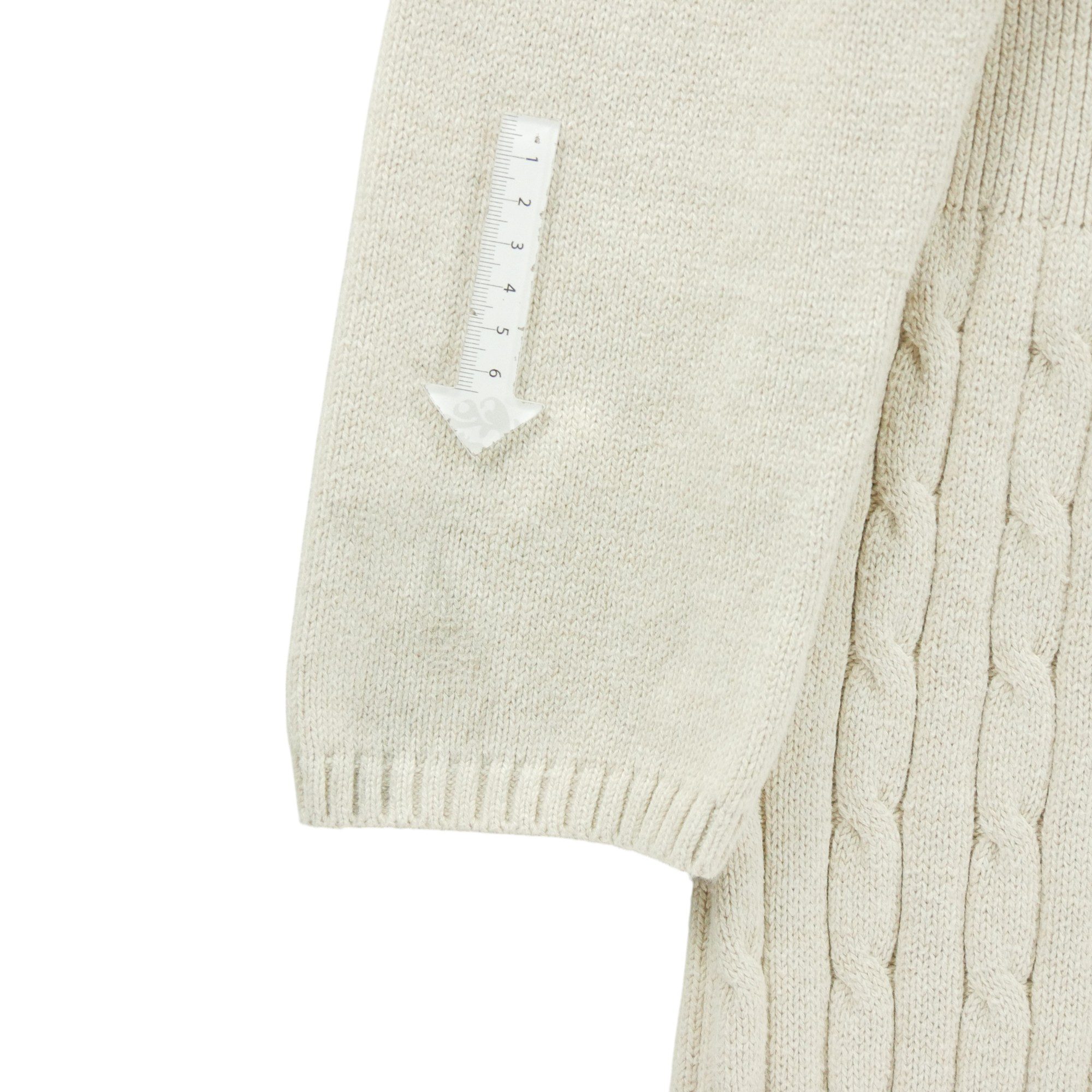 Robe Femme en maille torsadée Beige 4