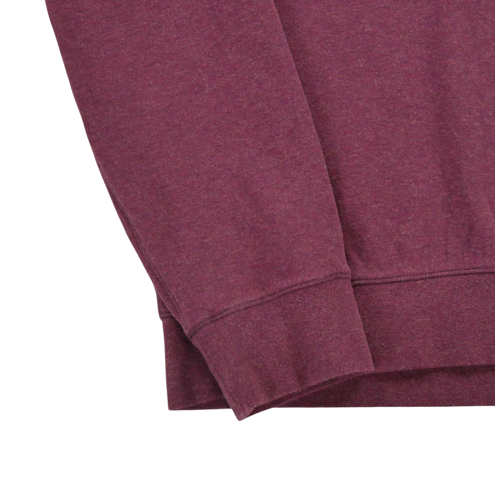 Pull Homme  demi-zippé Bordeaux 4