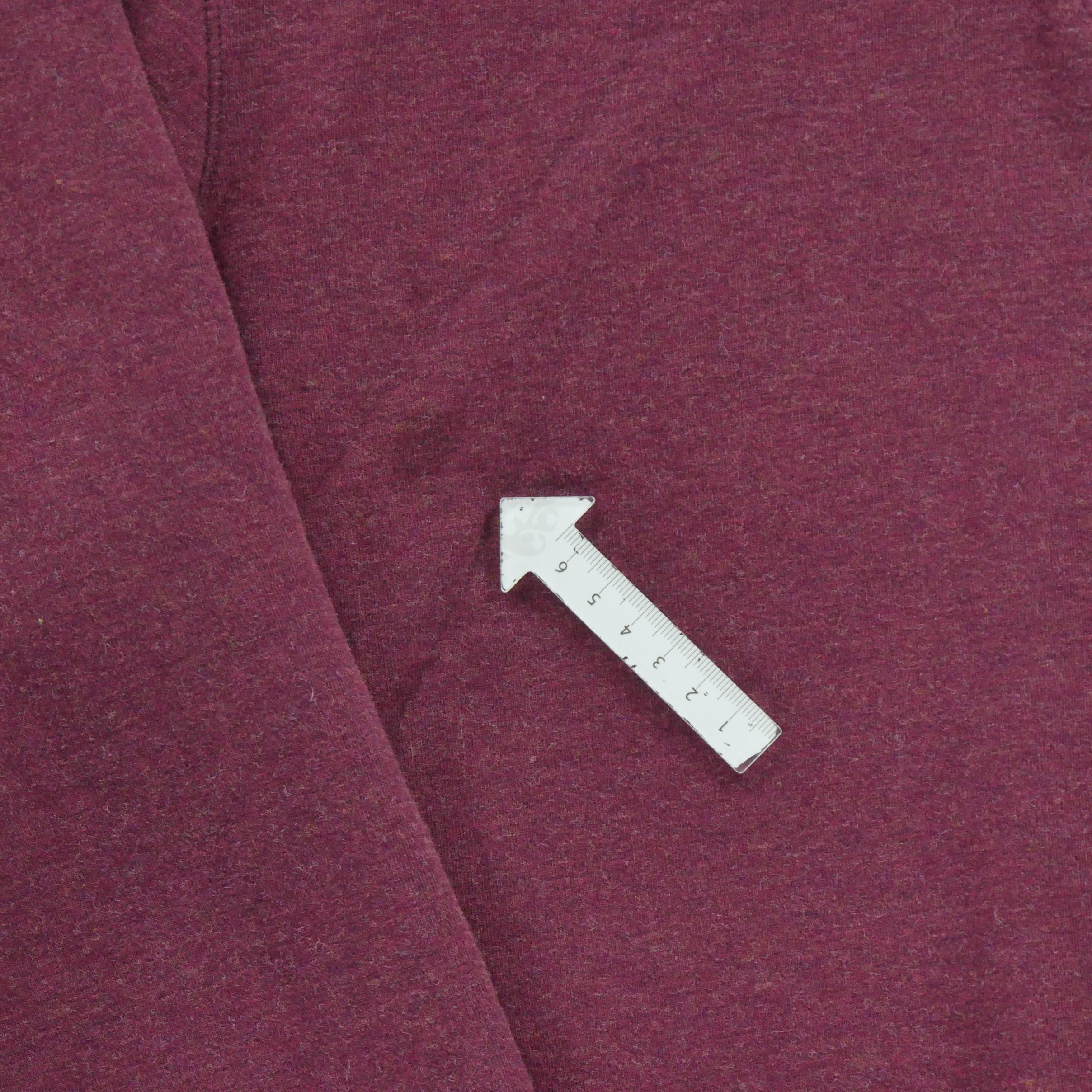 Pull Homme  demi-zippé Bordeaux 6