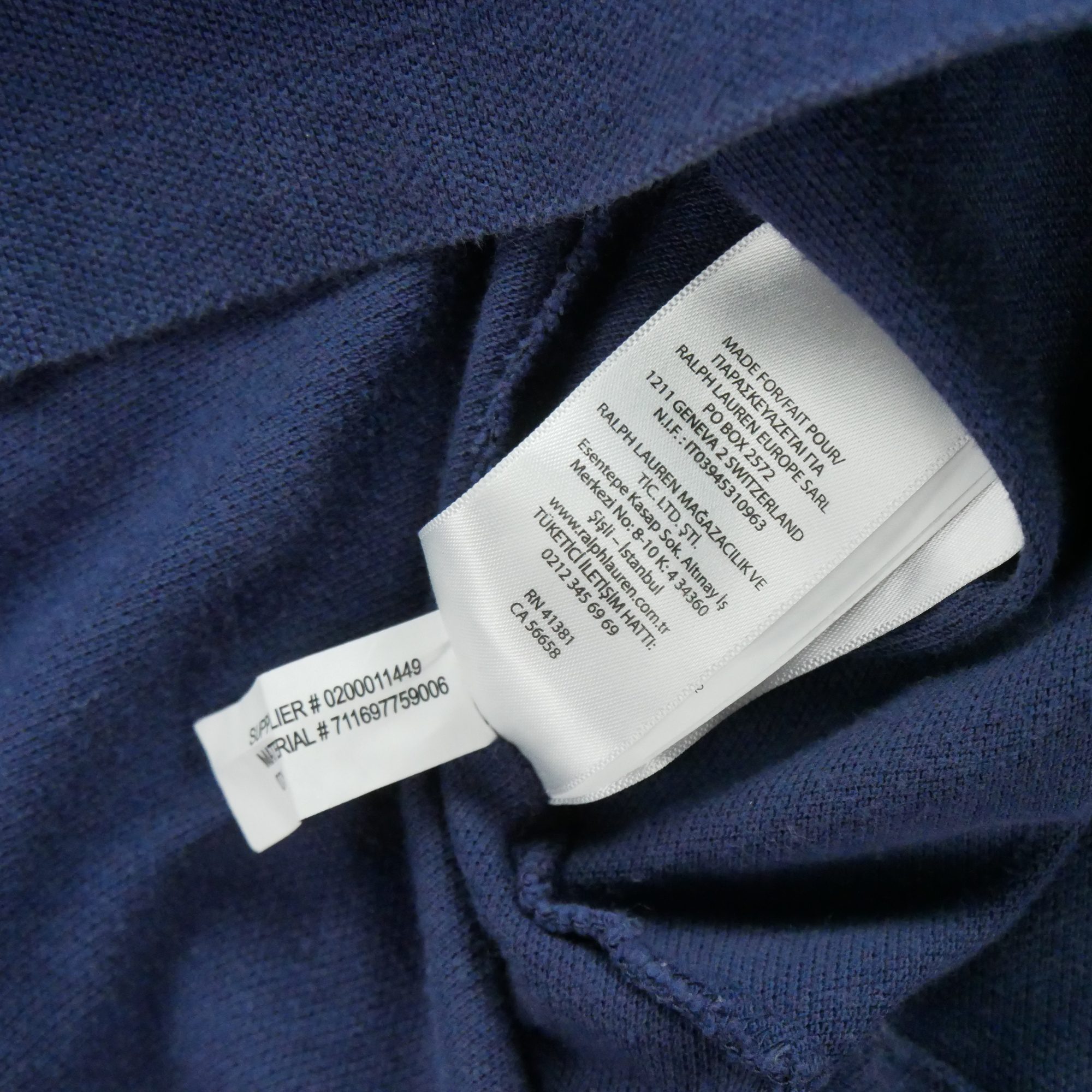 Polo manches courtes Homme  Marine 11