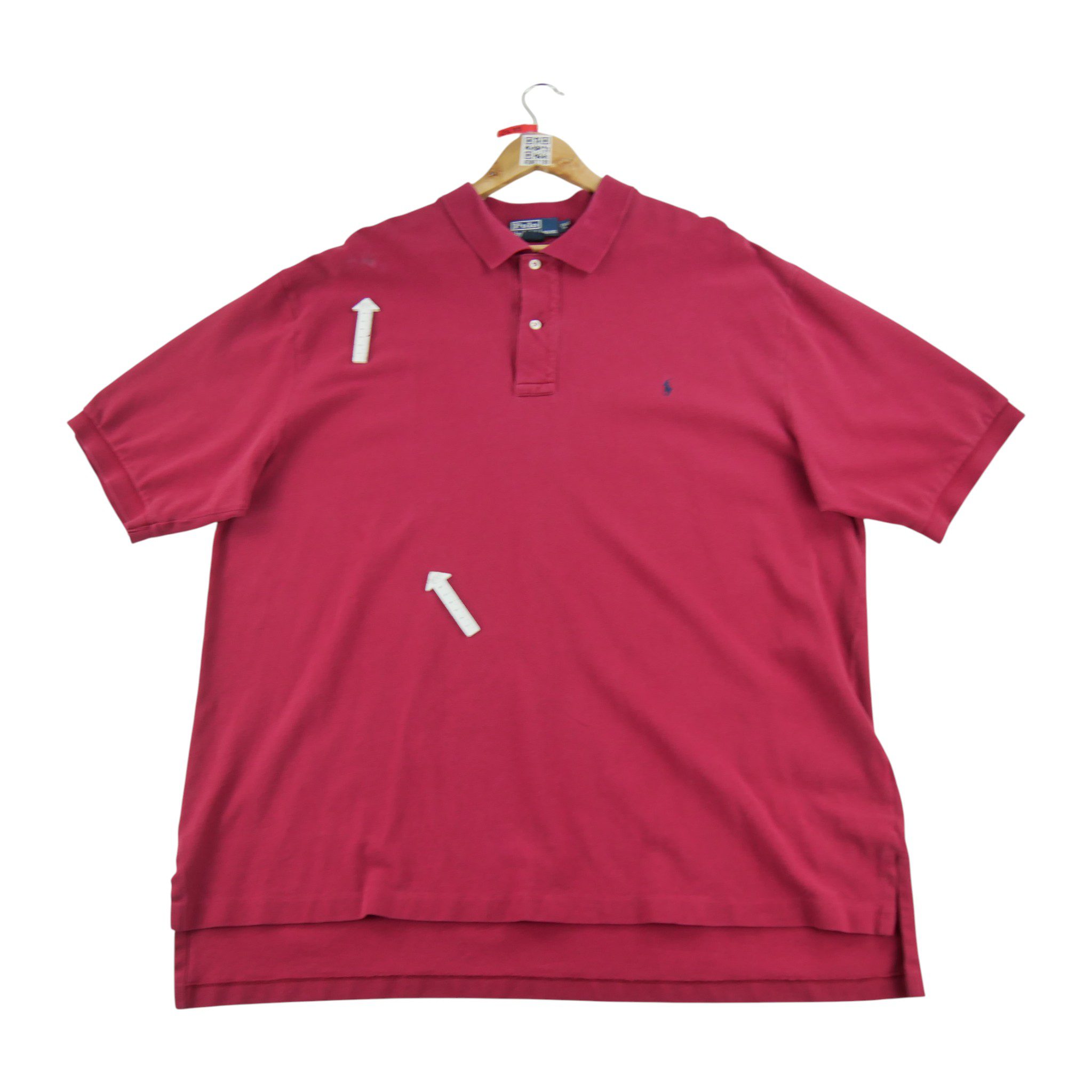 Polo manches courtes Homme  Rouge 2