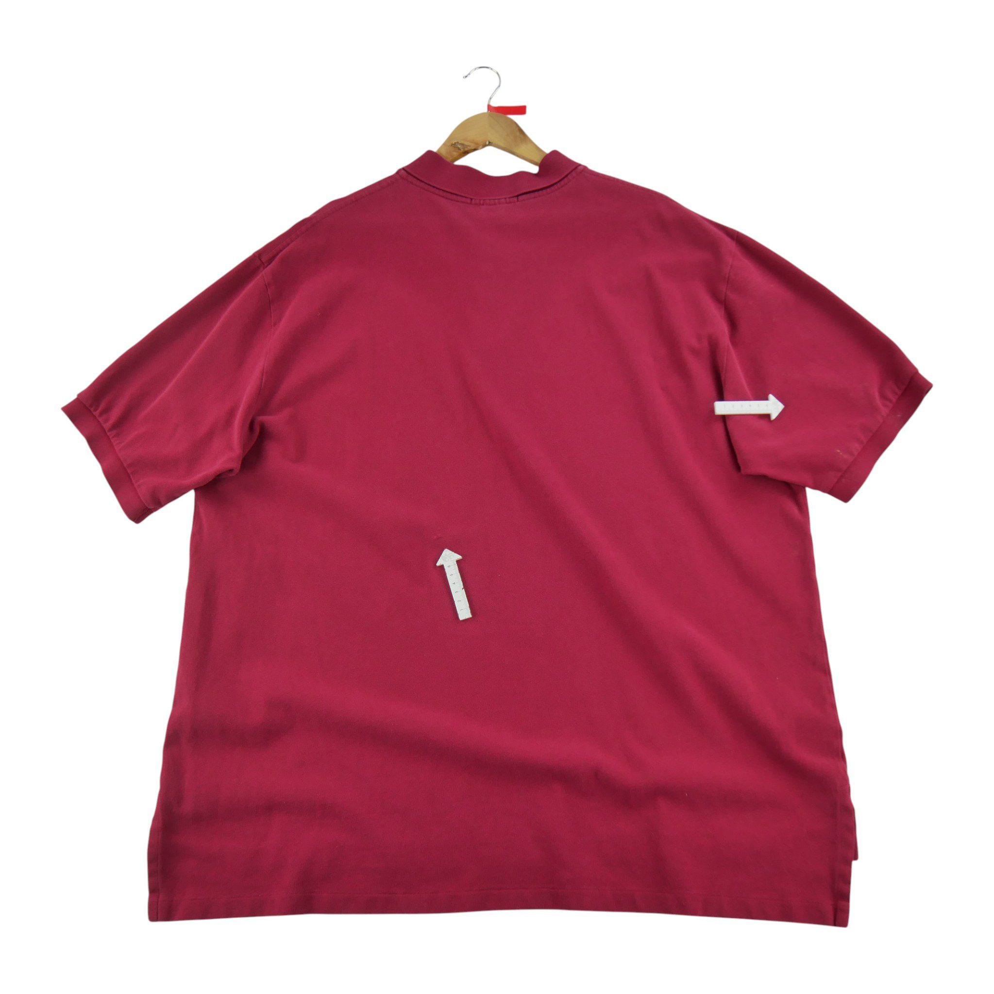 Polo manches courtes Homme  Rouge 5