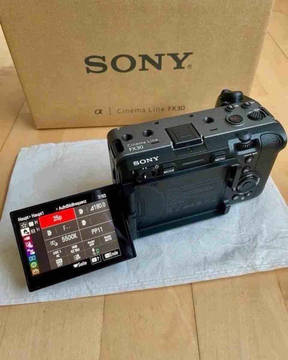 Sony FX30 caméra Line  2