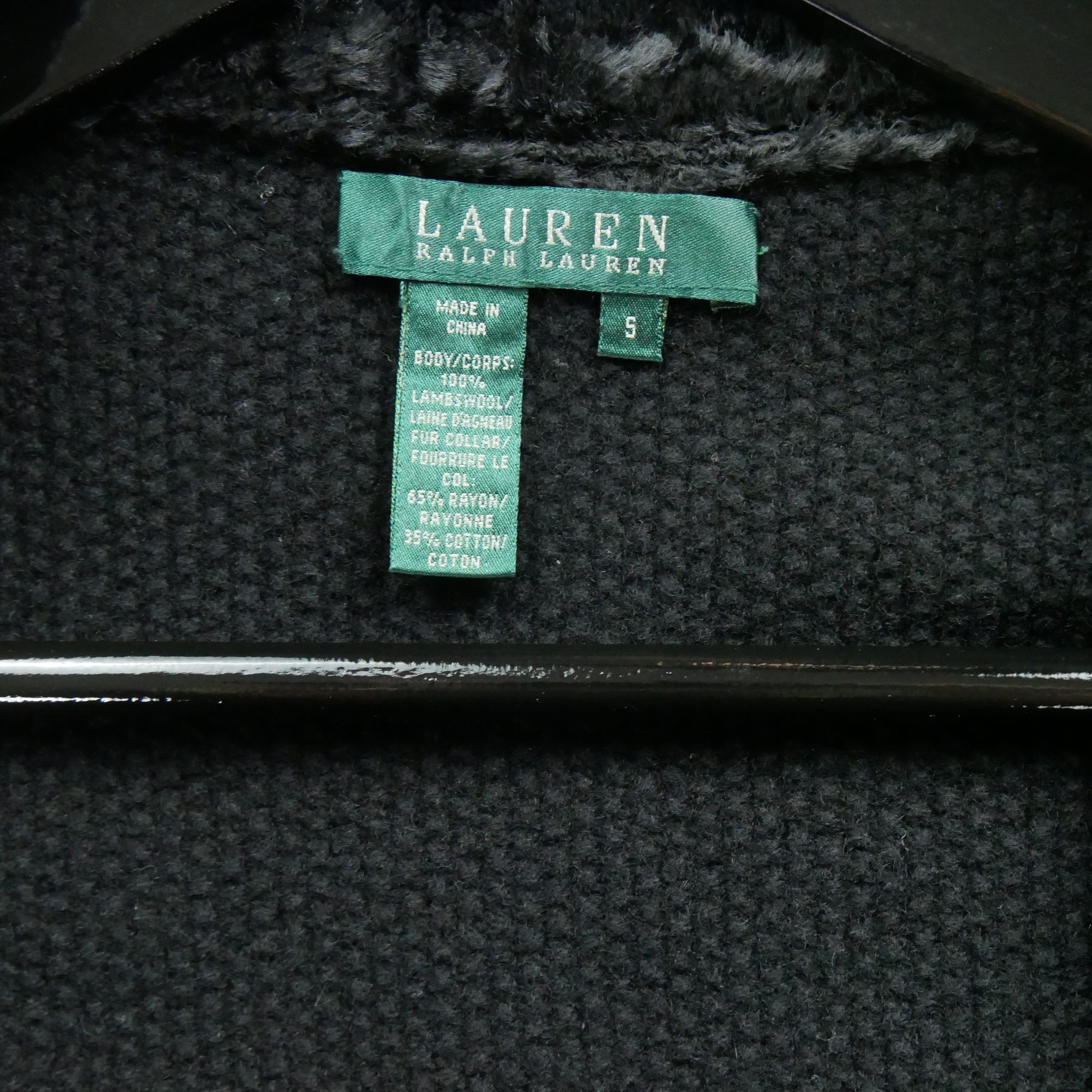Gilet Femme en laine Noir 6