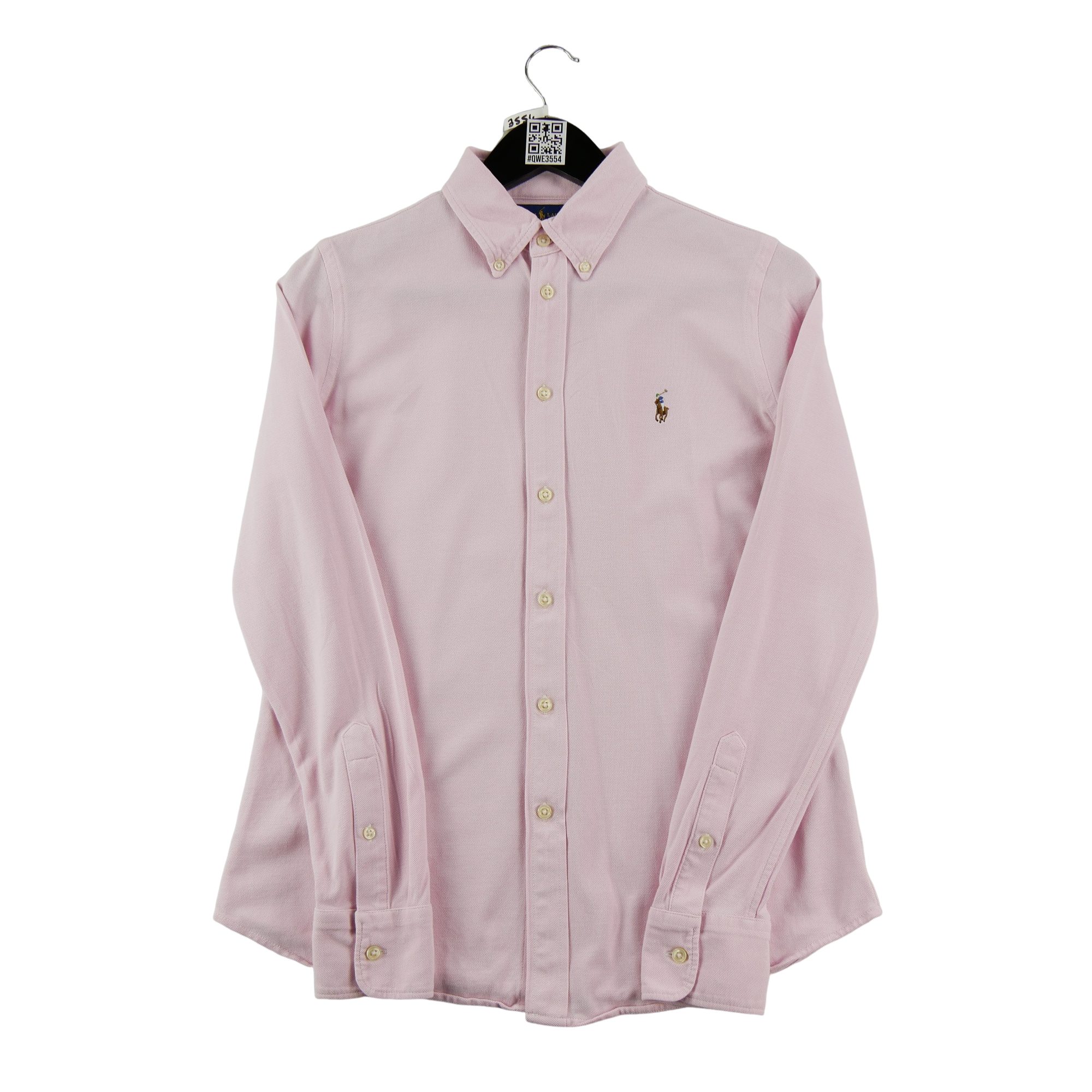 Chemise classiques Homme uni Rose 2
