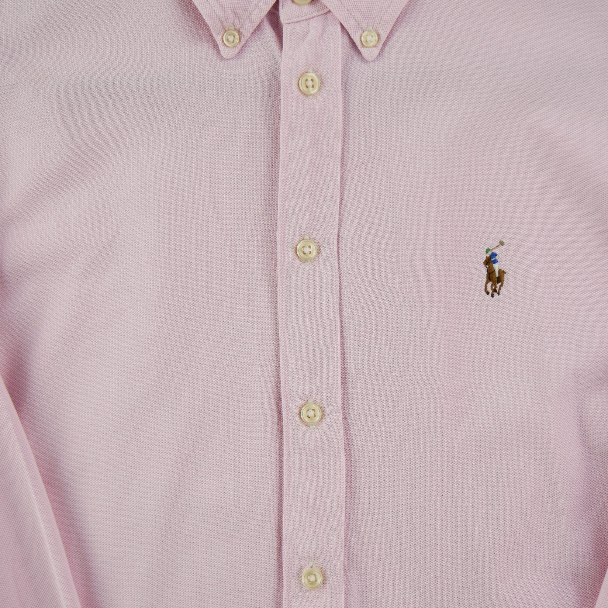 Chemise classiques Homme uni Rose 4