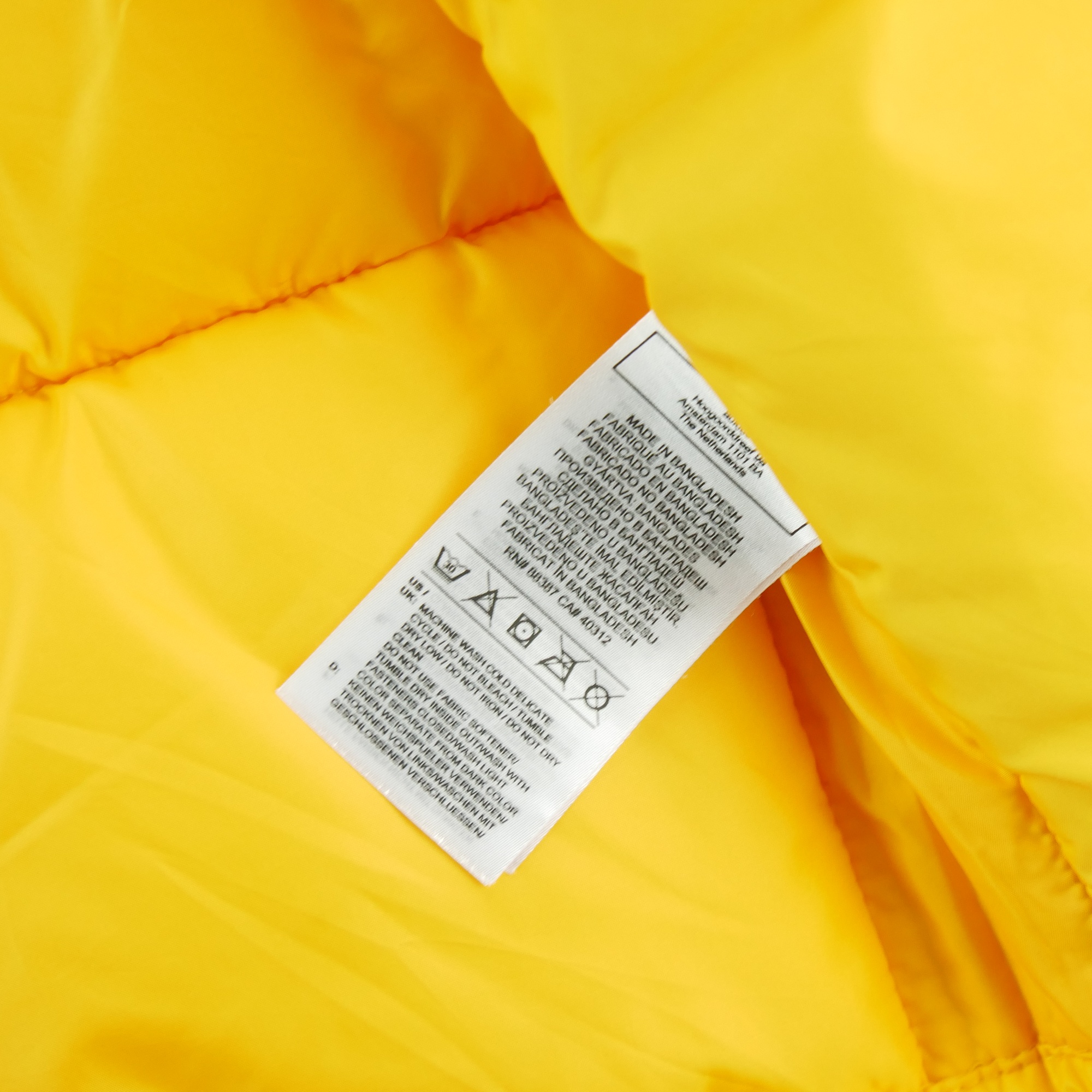 Doudoune Homme Jaune 11
