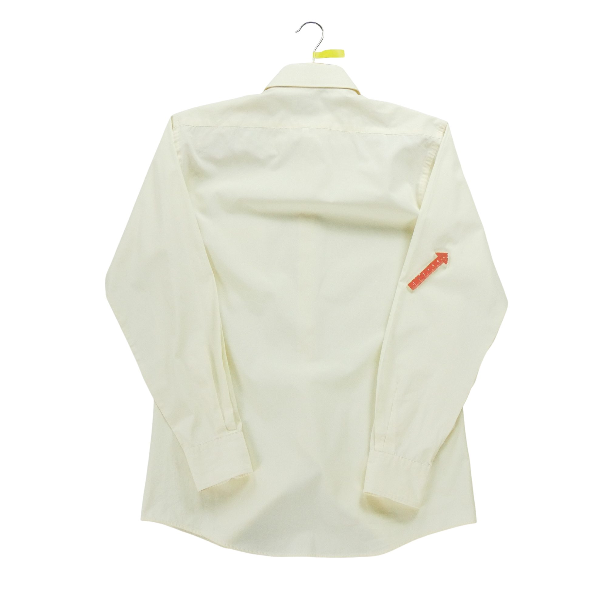 Chemise classiques Homme uni Jaune 8