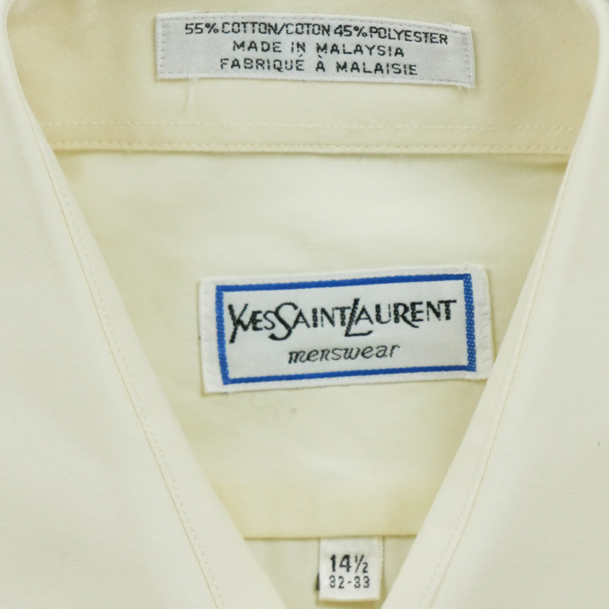 Chemise classiques Homme uni Jaune 10
