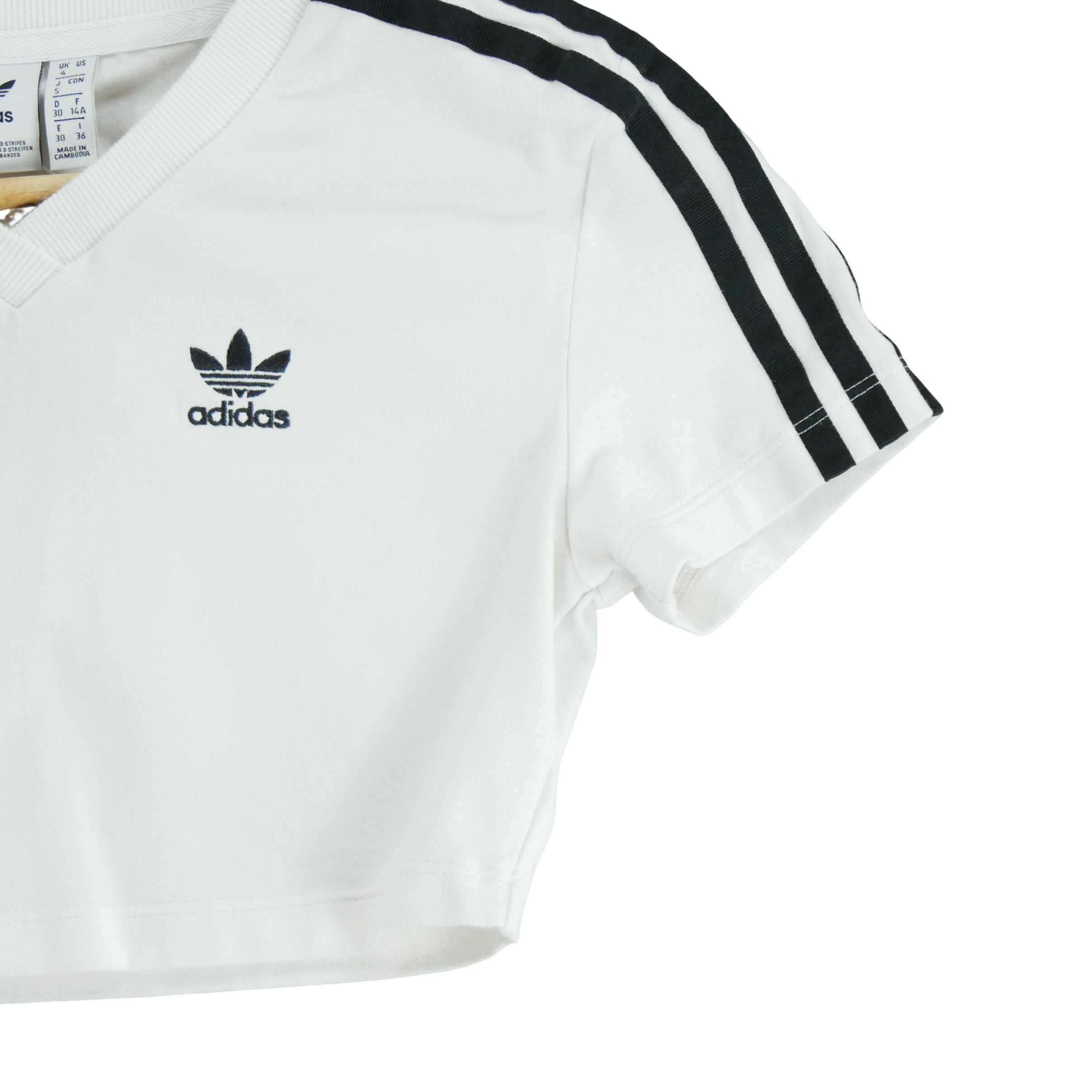 T-shirt Femme  Crop top Blanc 2