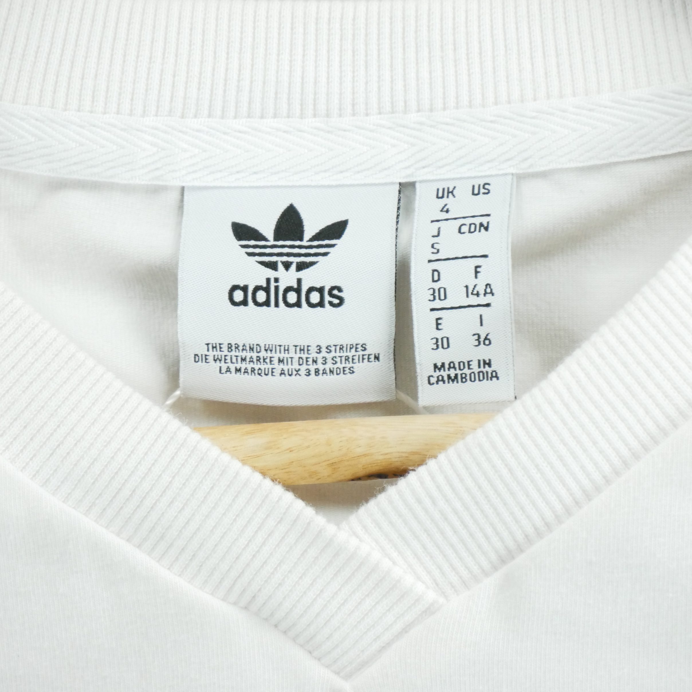 T-shirt Femme  Crop top Blanc 4