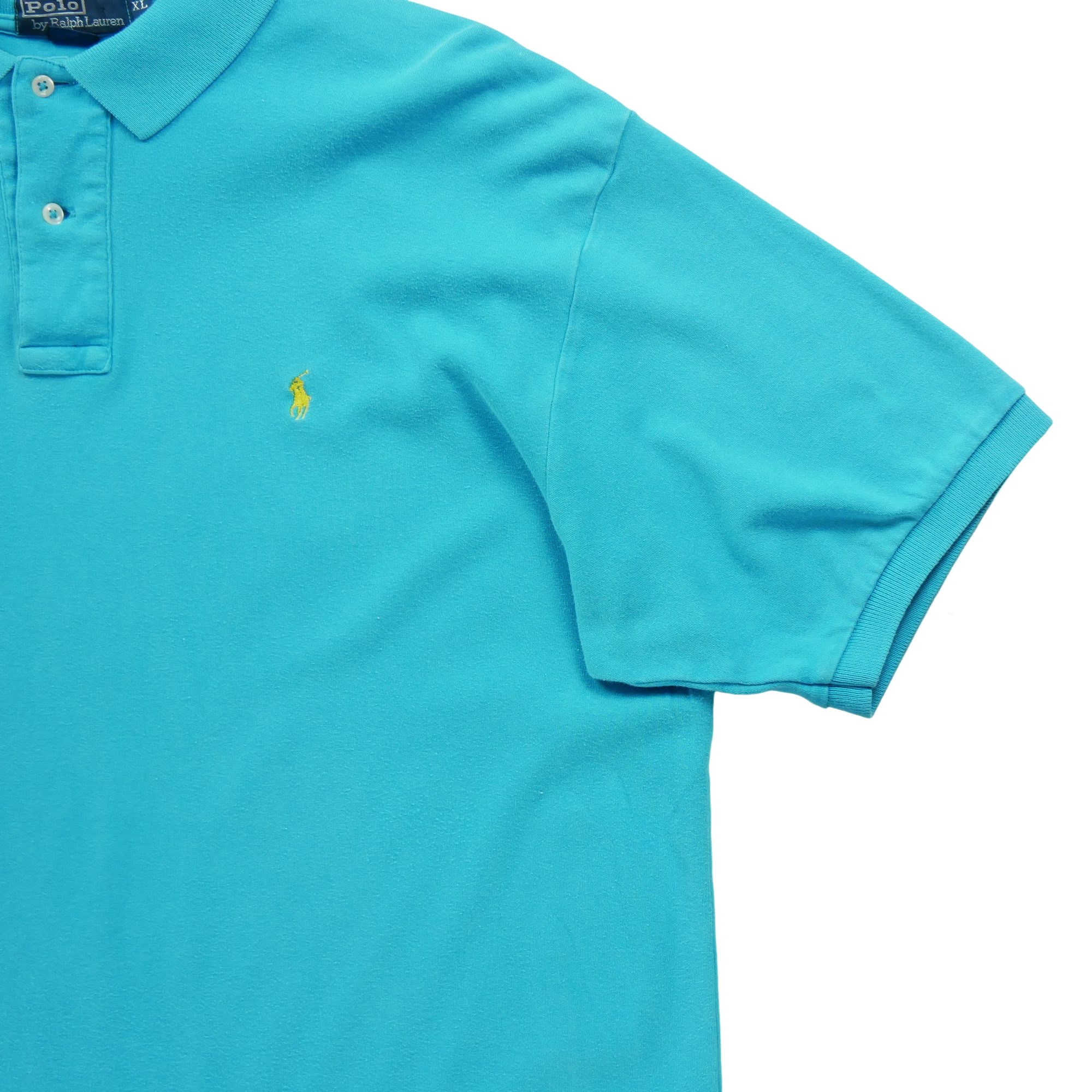 Polo manches courtes Homme  Turquoise 4