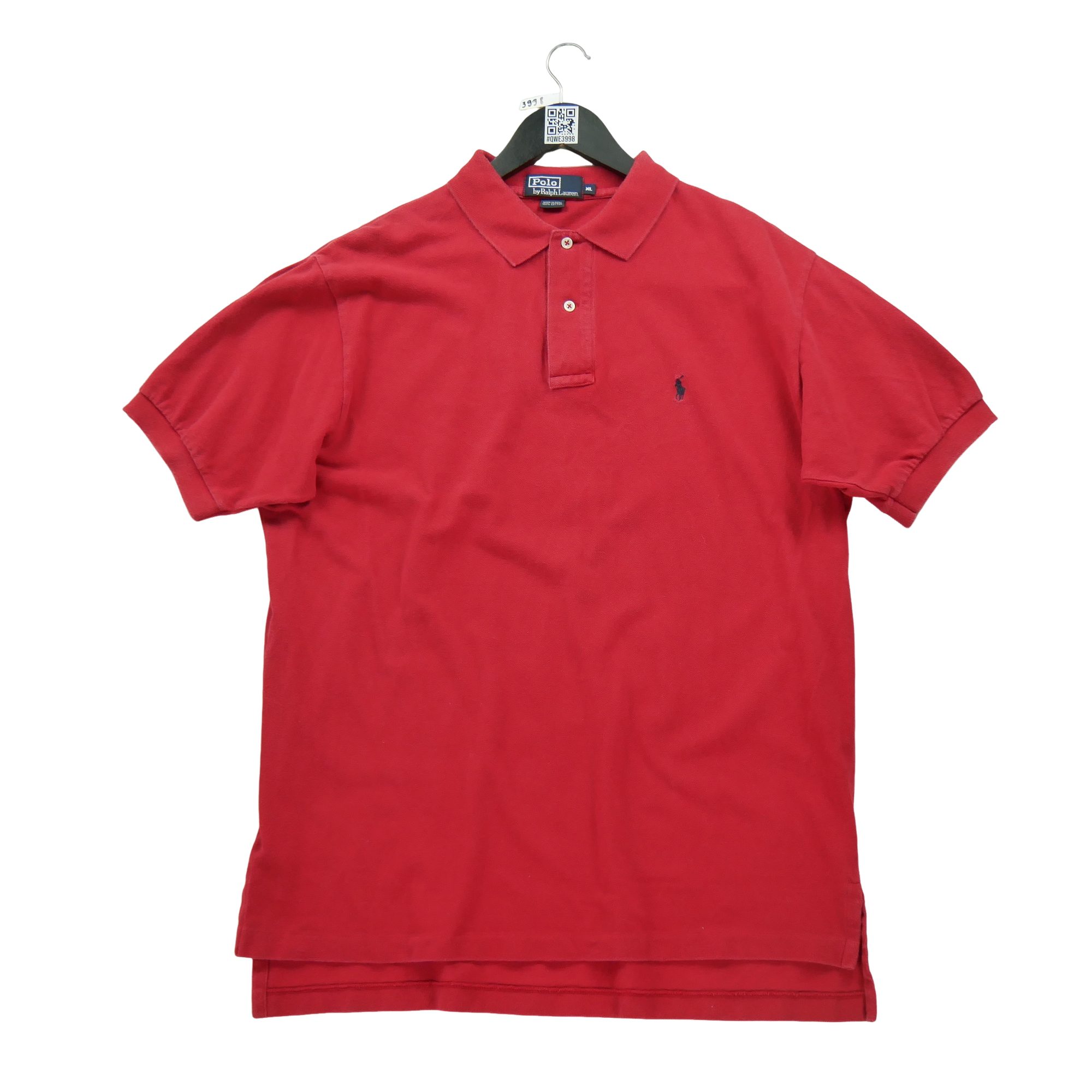 Polo manches courtes Homme  Rouge 2