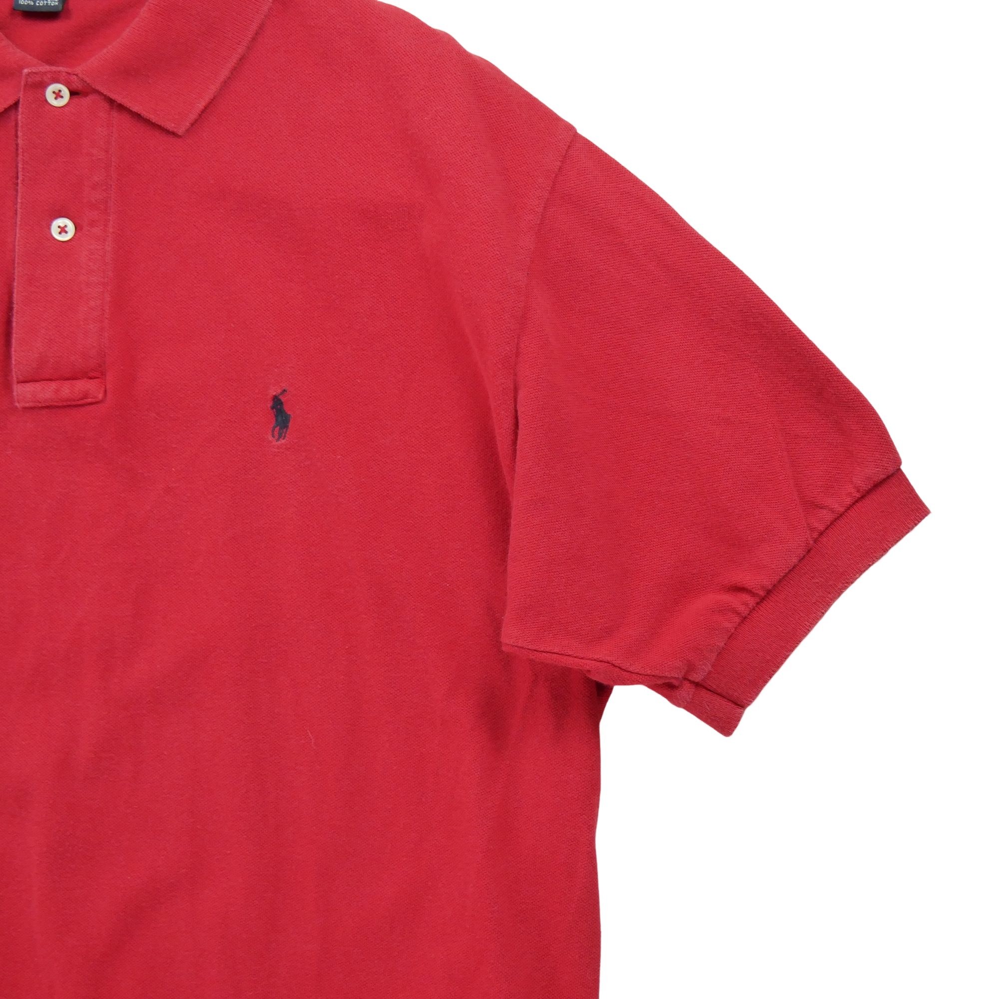 Polo manches courtes Homme  Rouge 4