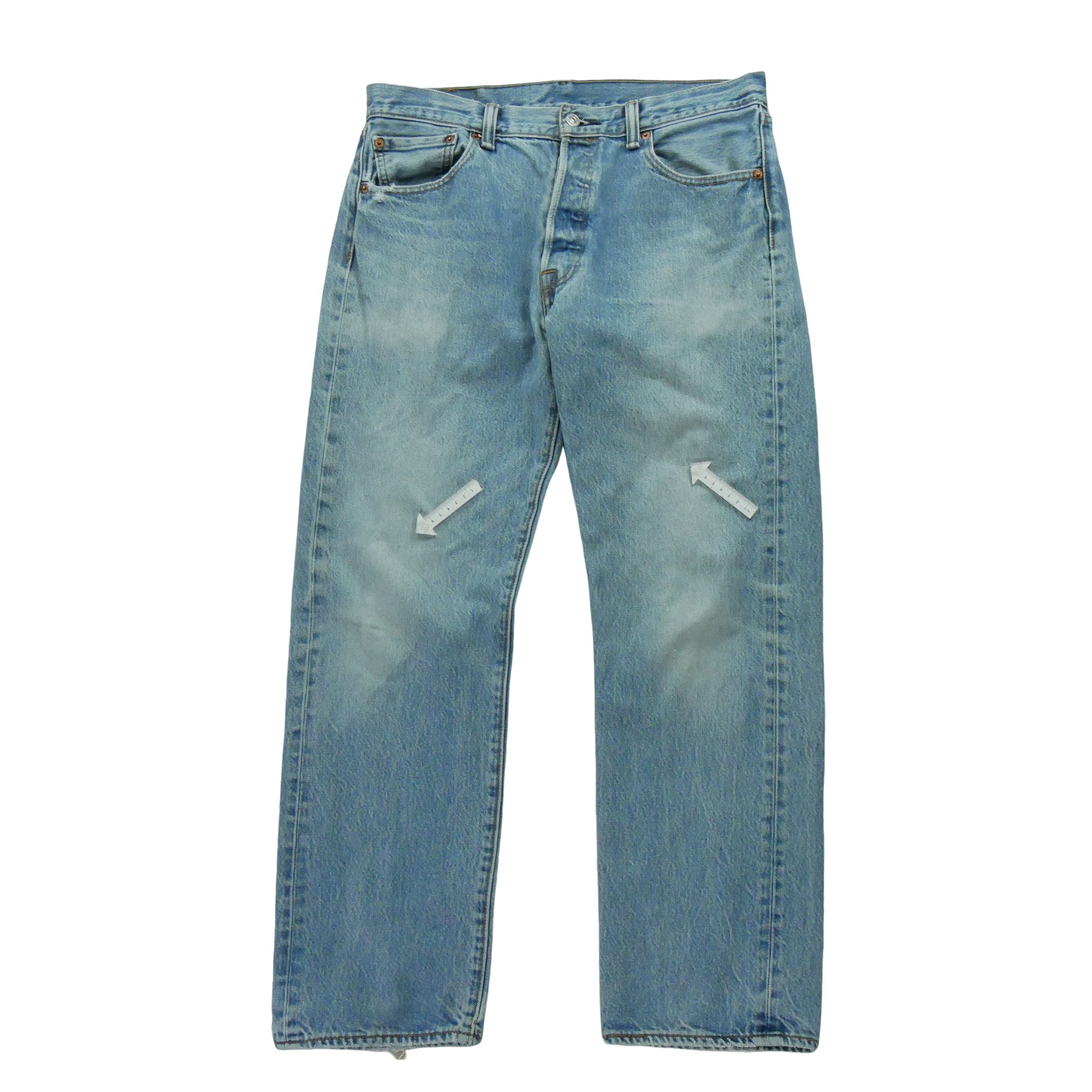 Jean Homme Levis 501 Bleu clair 5
