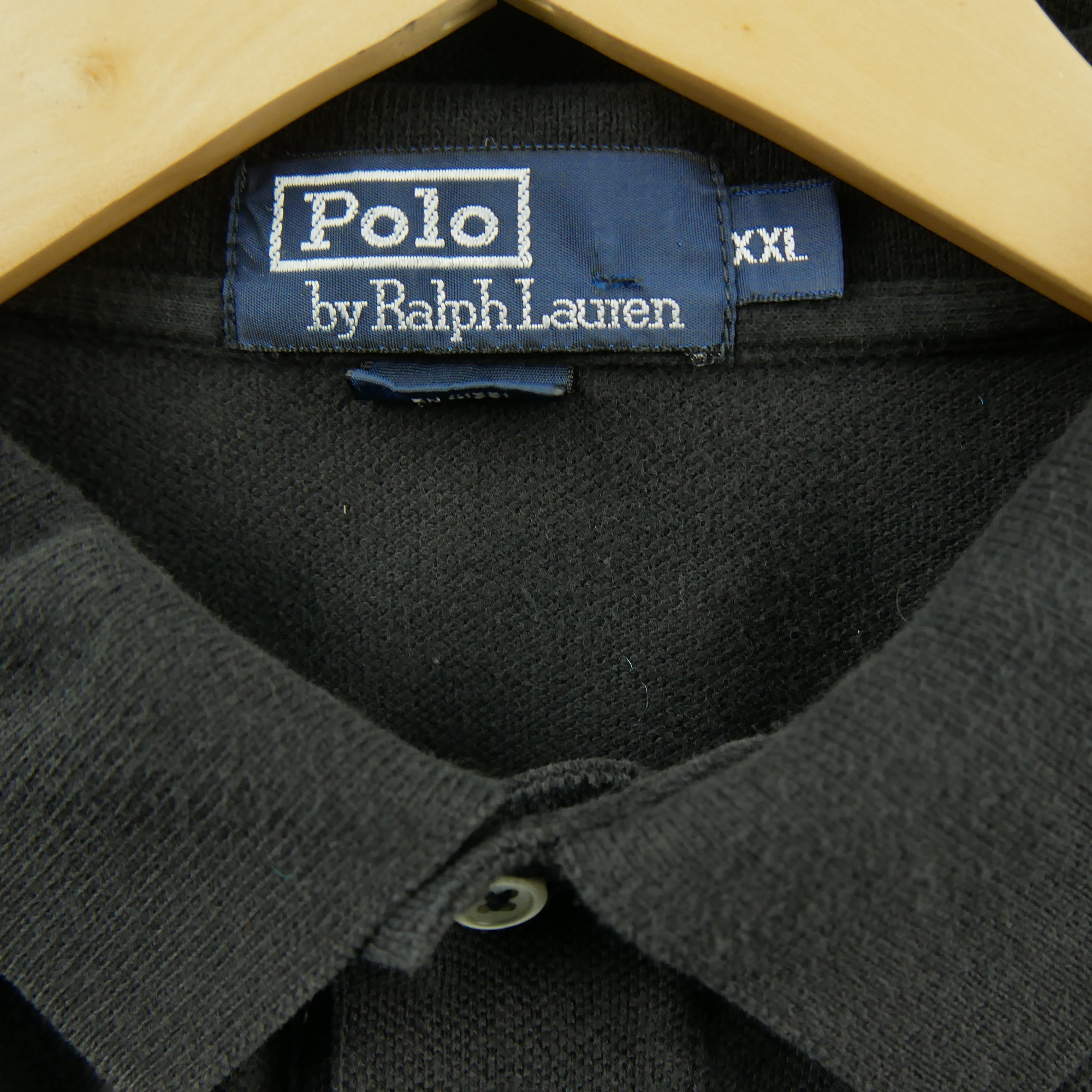 Polo manches longues Homme  Noir 5