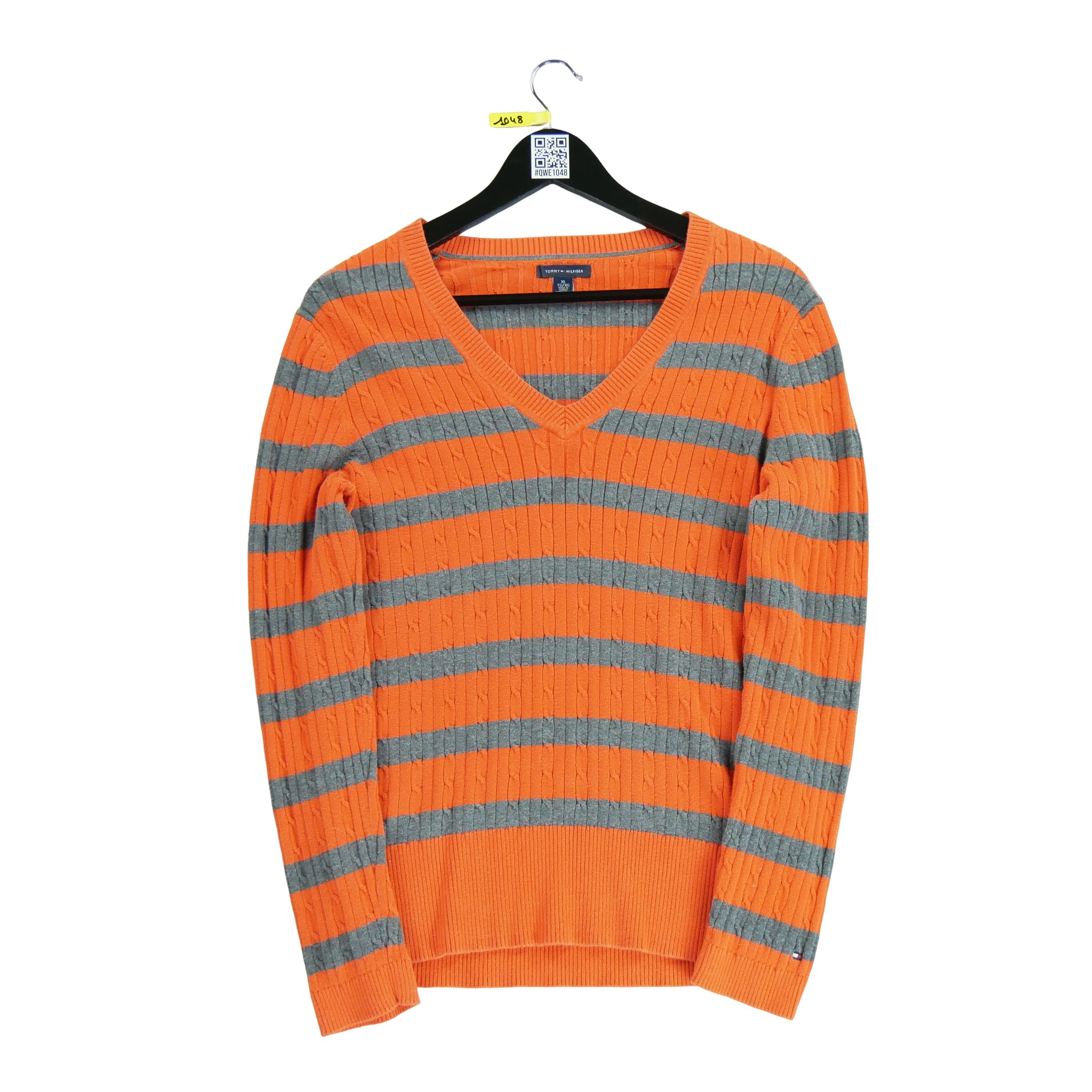 Pull Femme  en maille torsadée Orange - Bon état
