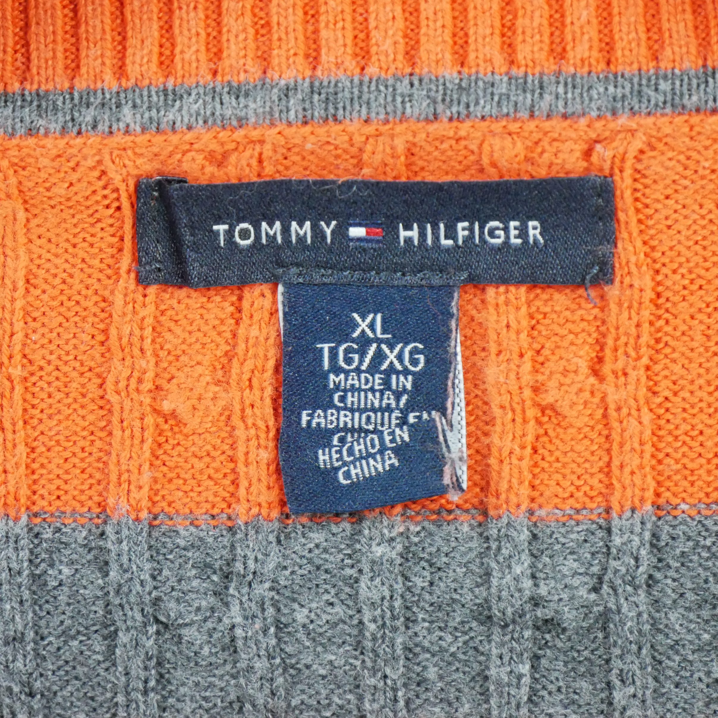 Pull Femme  en maille torsadée Orange 7