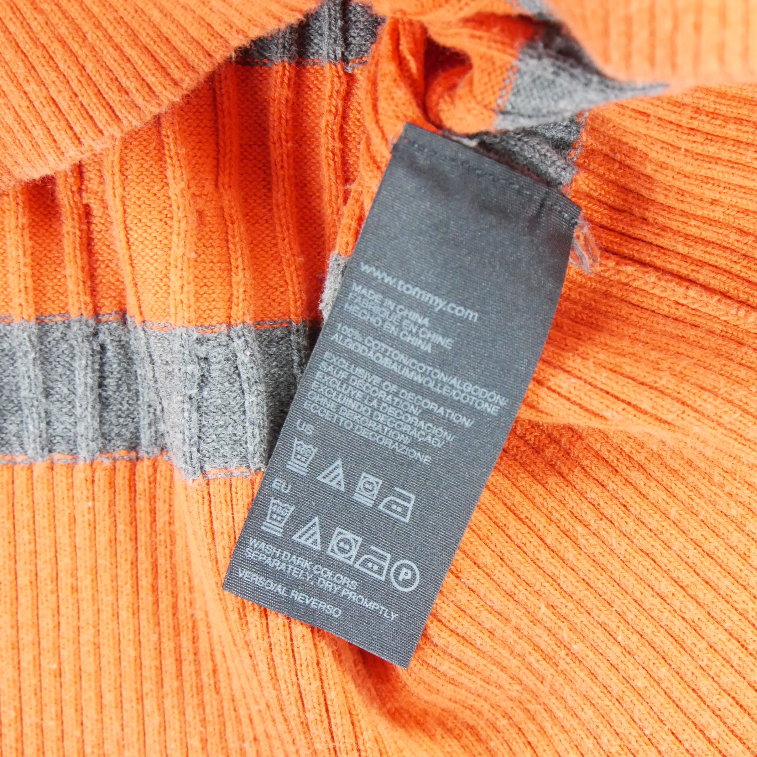 Pull Femme  en maille torsadée Orange 8