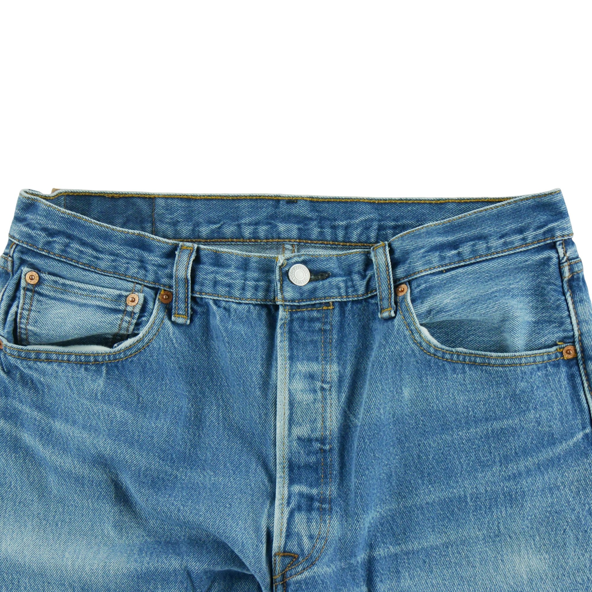 Jean Homme Levis 501 Bleu clair 3
