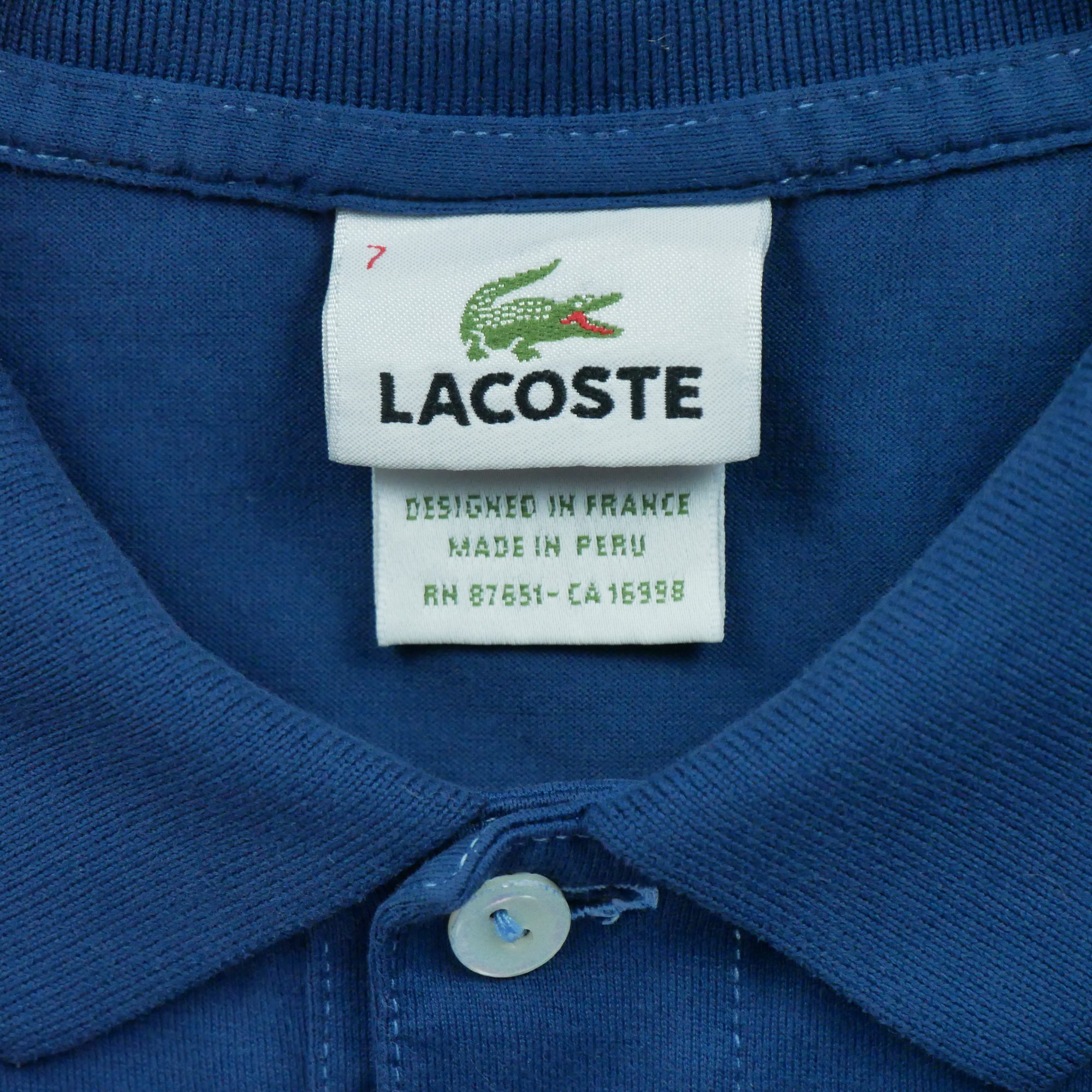 Polo manches courtes Homme  Marine 4
