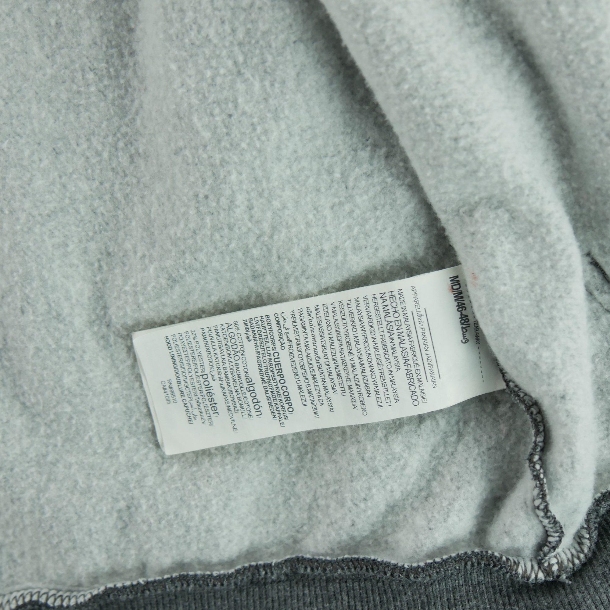 Sweat à capuche Homme  Gris 7