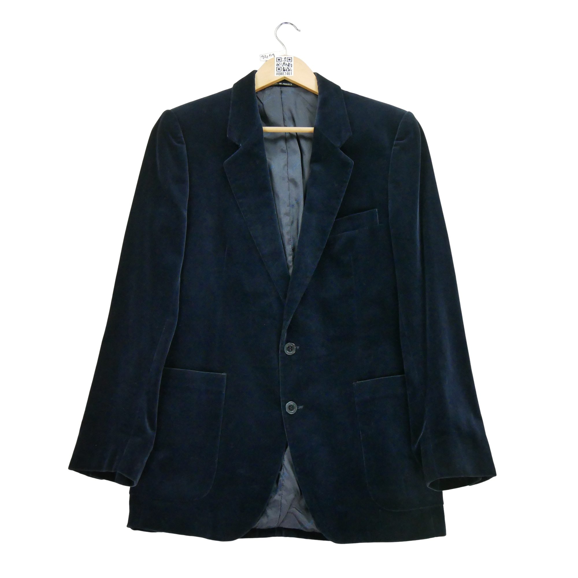 Veste Homme en velours Marine 1
