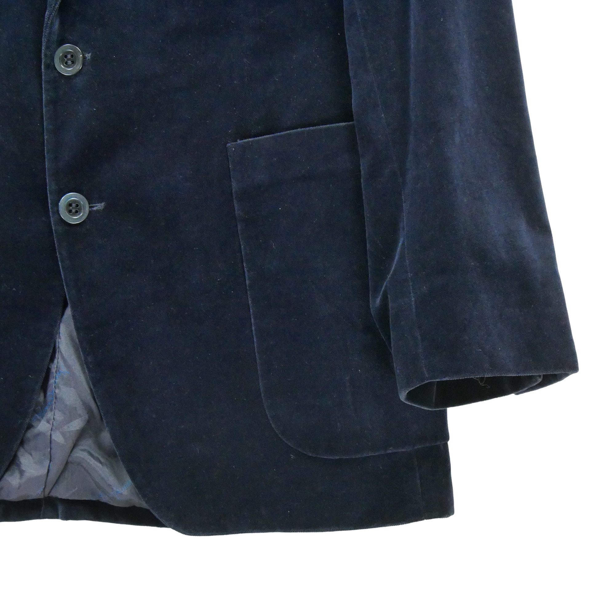 Veste Homme en velours Marine 5