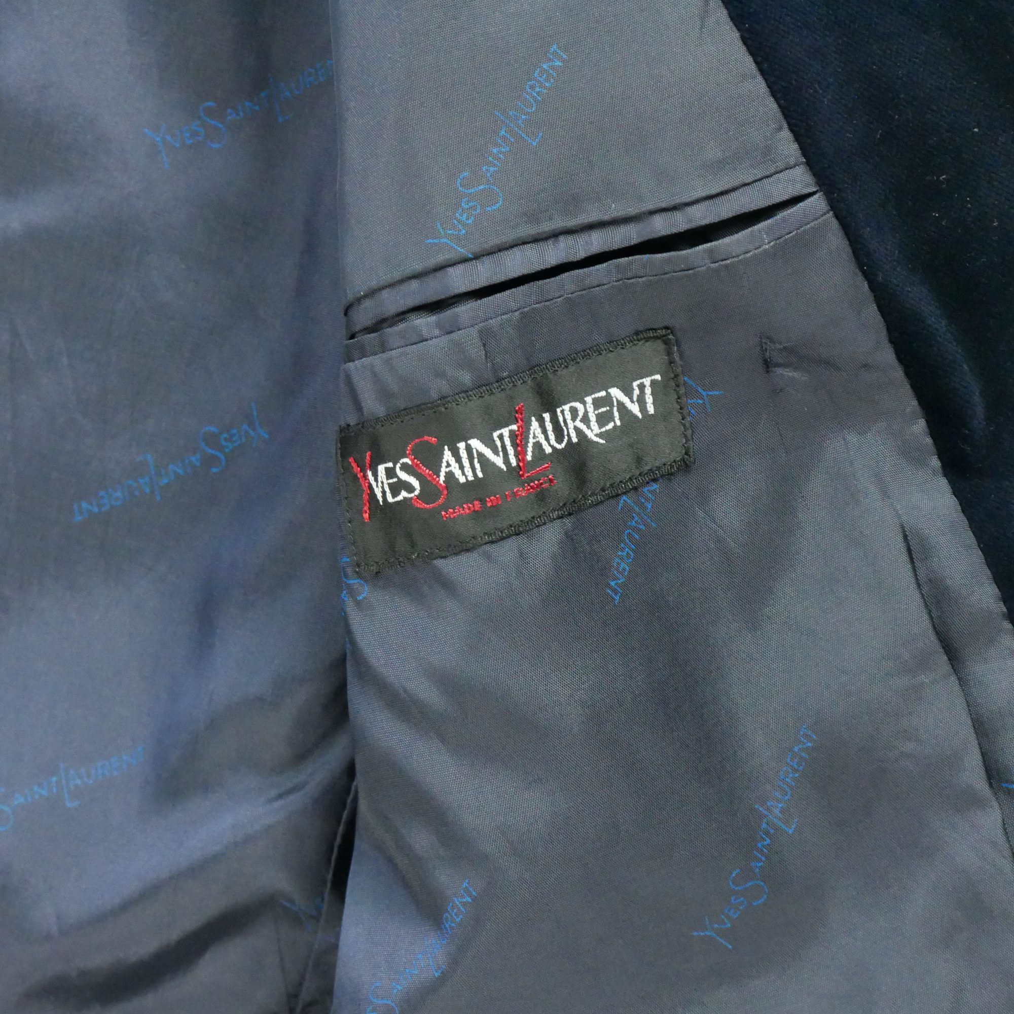 Veste Homme en velours Marine 7
