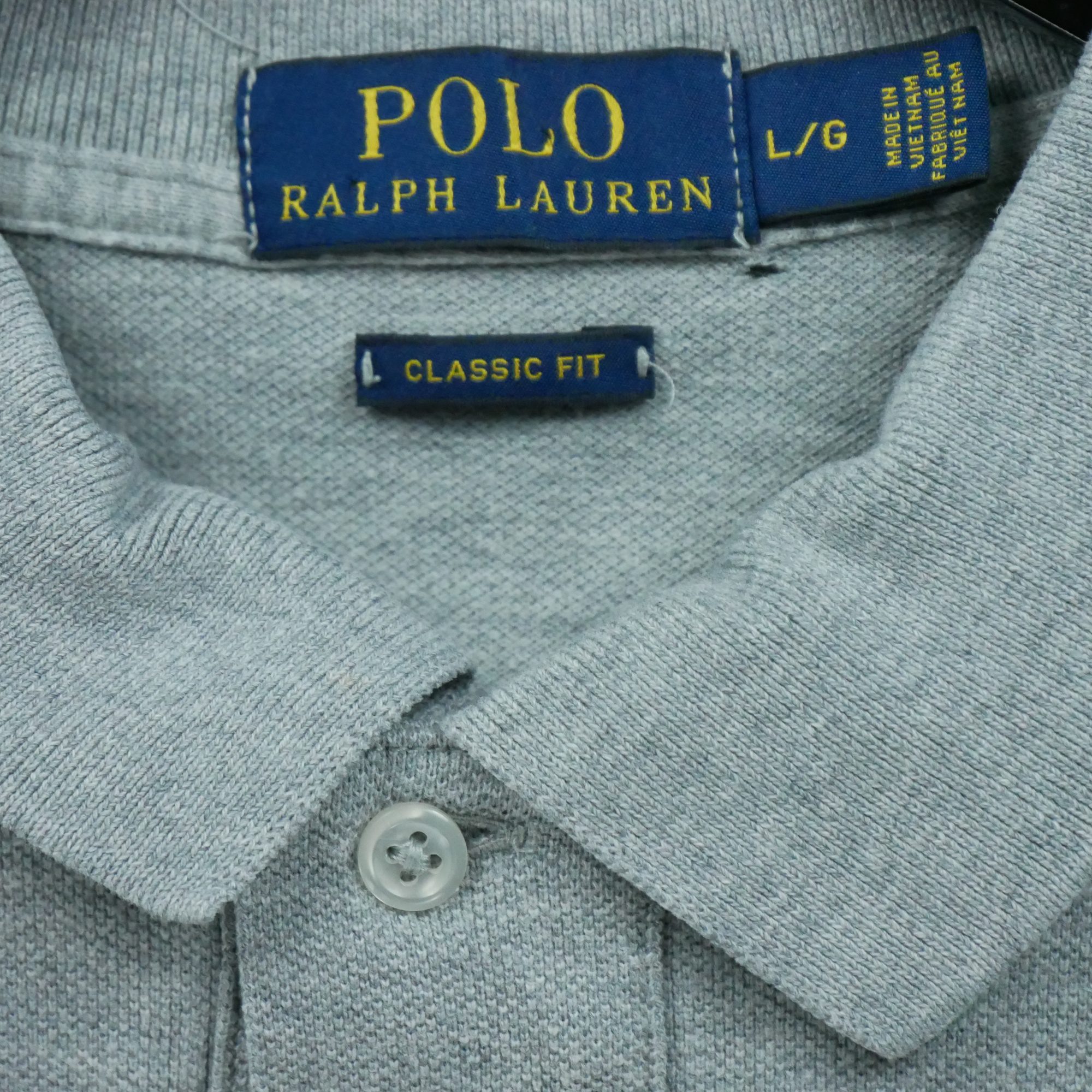 Polo manches courtes Homme  Gris 9