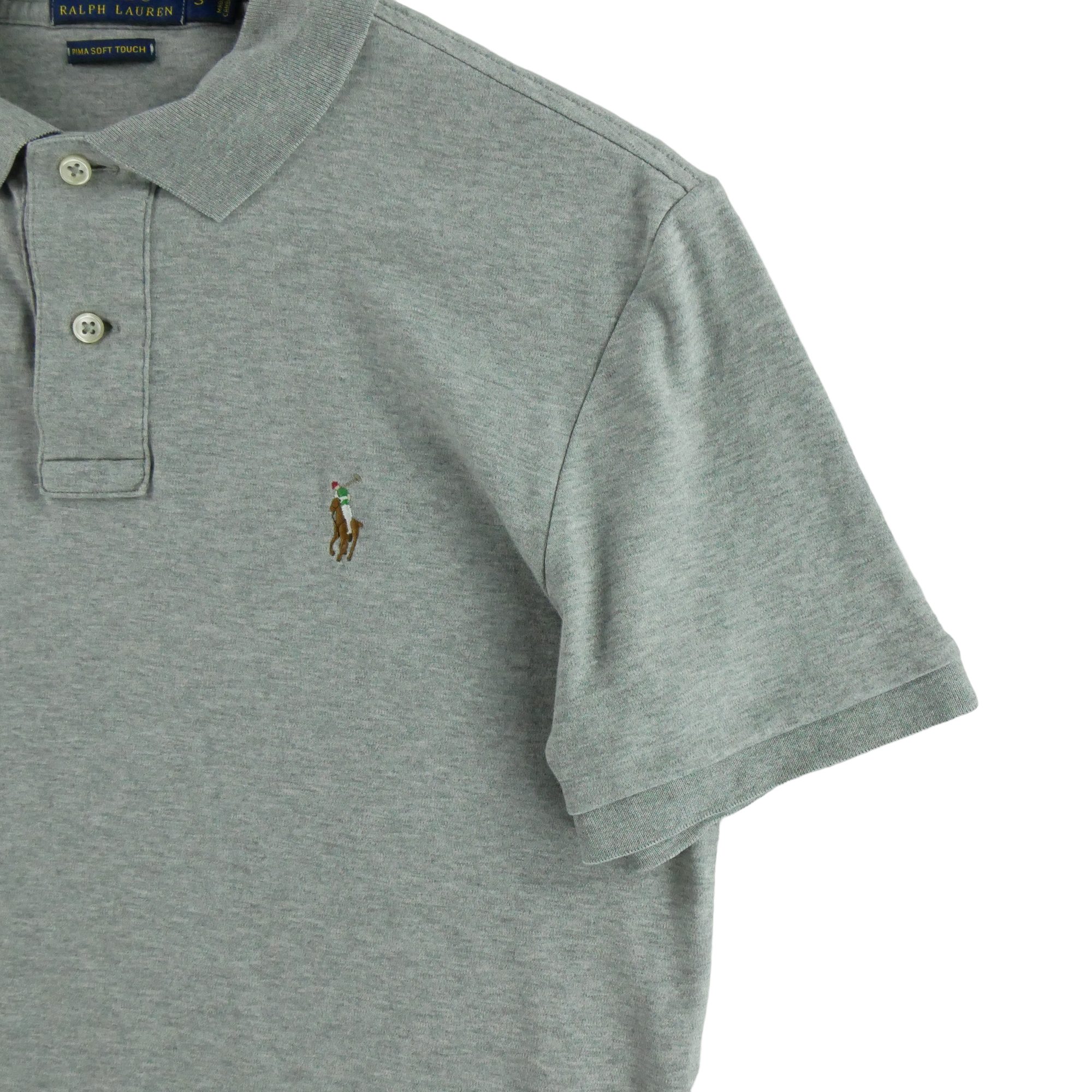 Polo manches courtes Homme  Gris 4