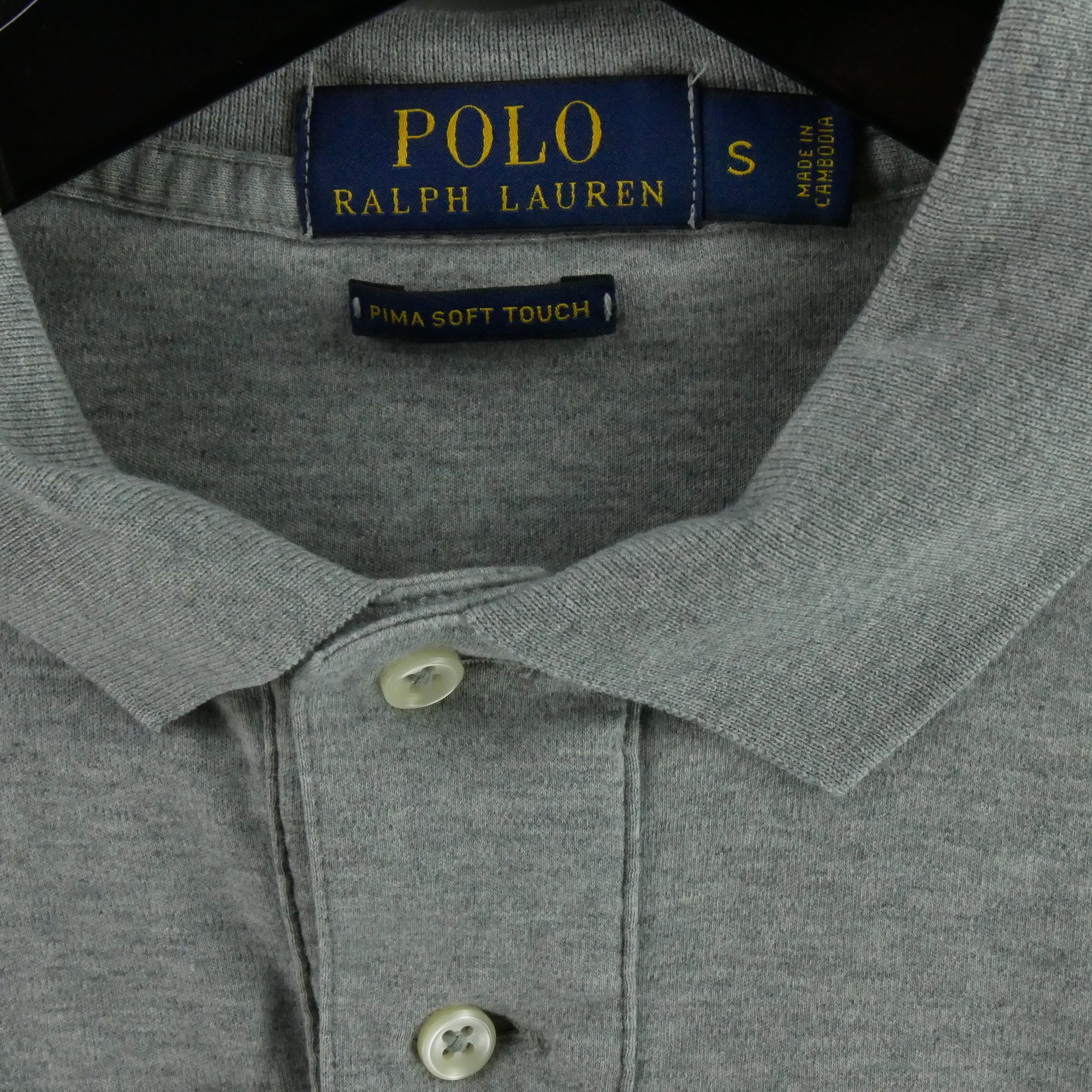 Polo manches courtes Homme  Gris 5