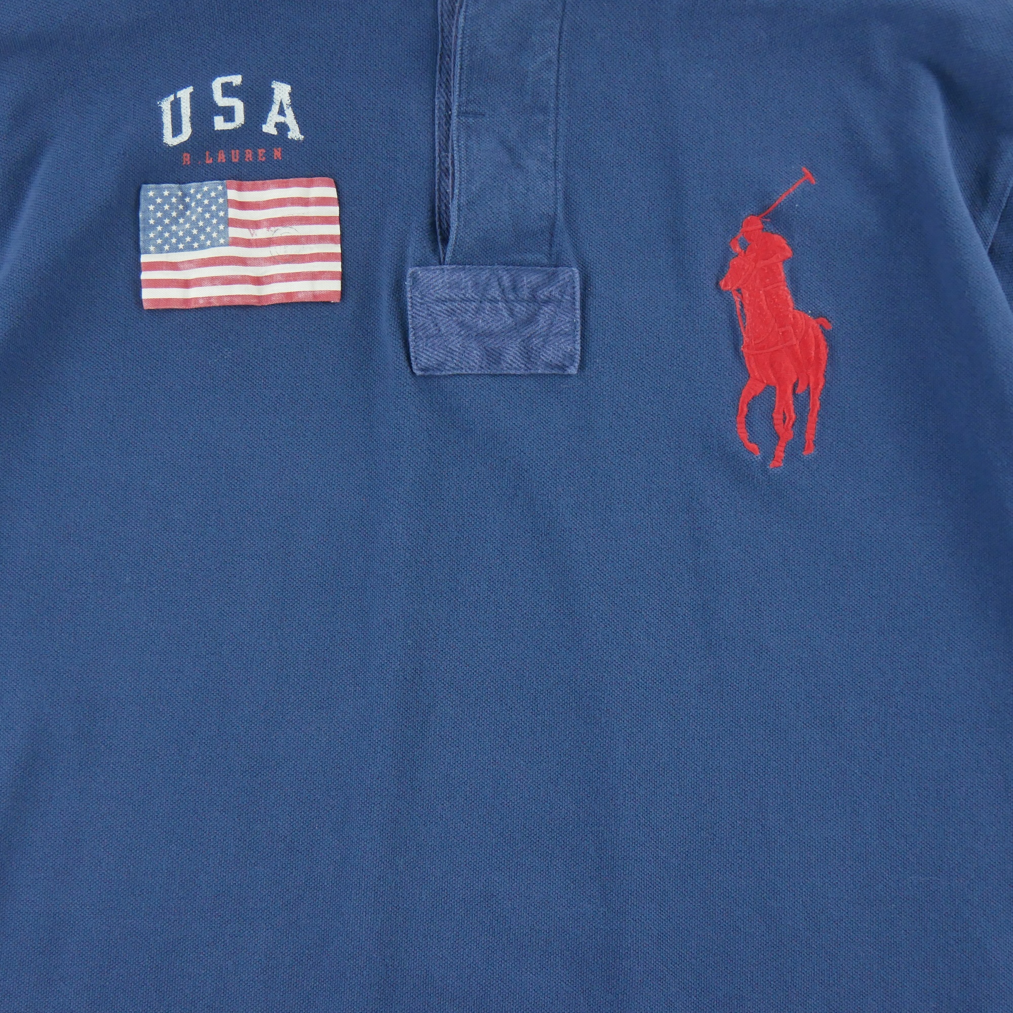 Polo manches courtes Homme  USA Flag 4