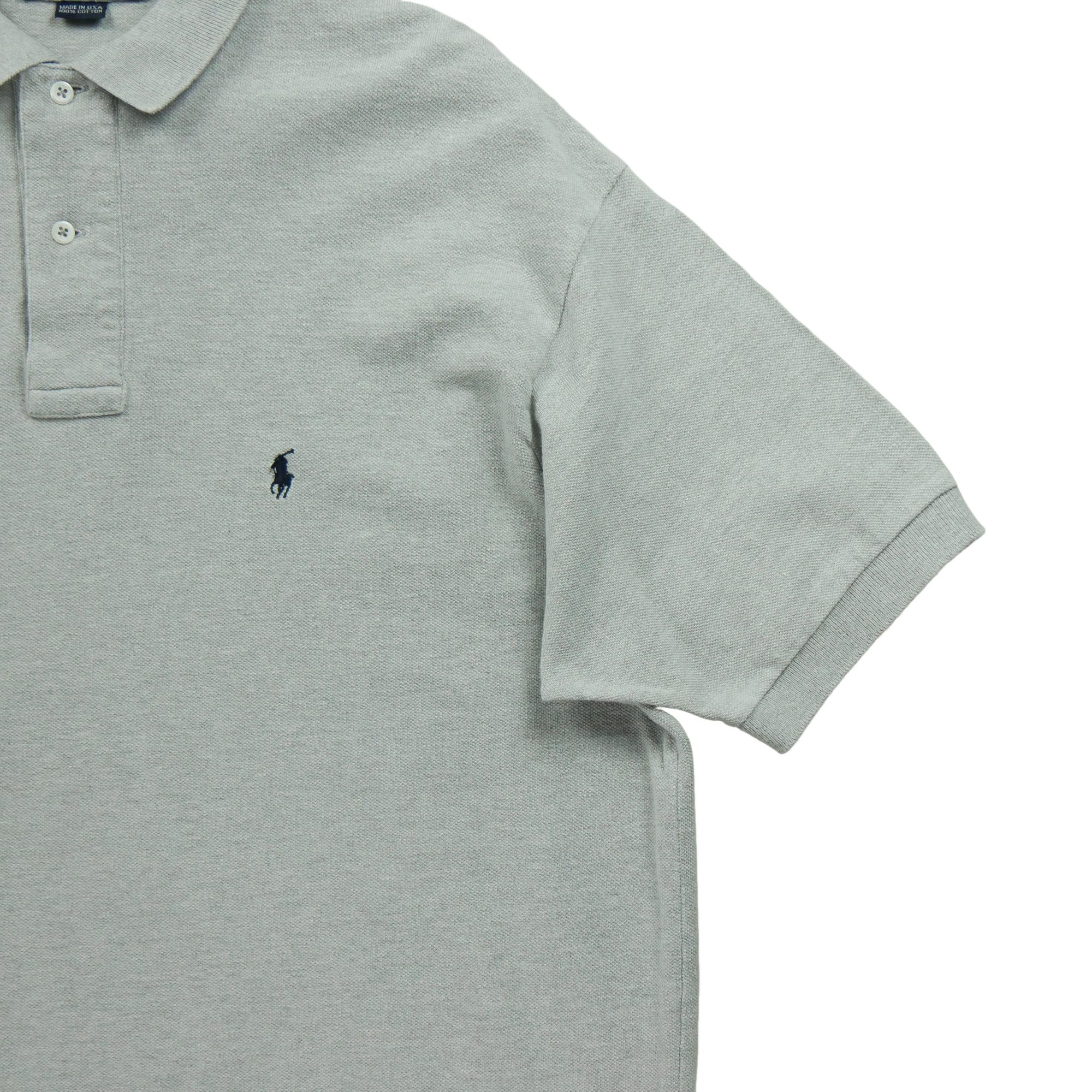 Polo manches courtes Homme  Gris 4