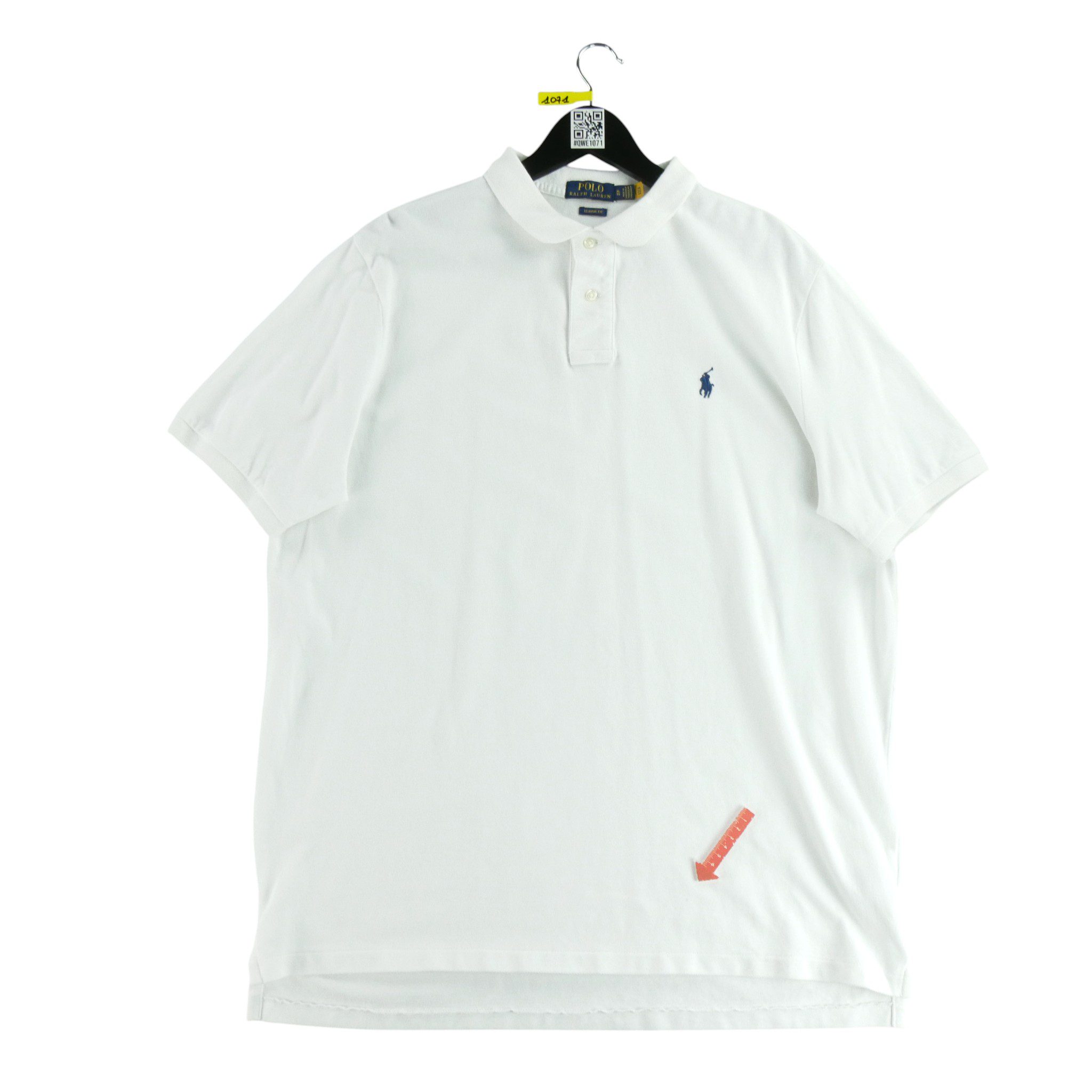 Polo manches courtes Homme  Blanc 5